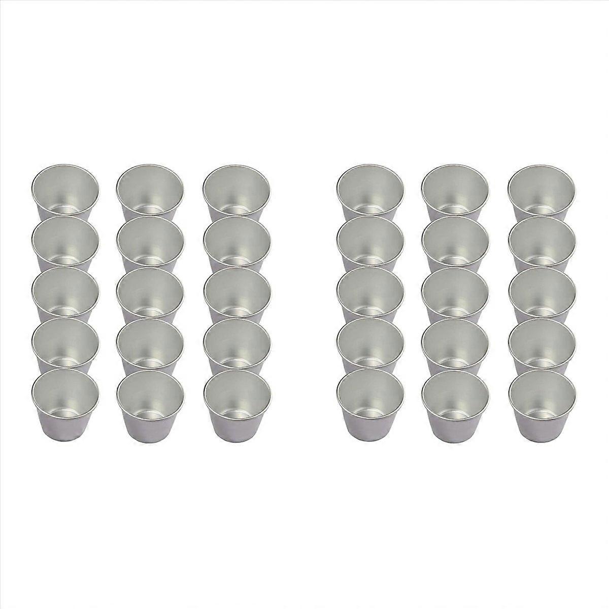 15 Pack Non Stick Pudding Cups Egg Tart Mold,for Making Treats