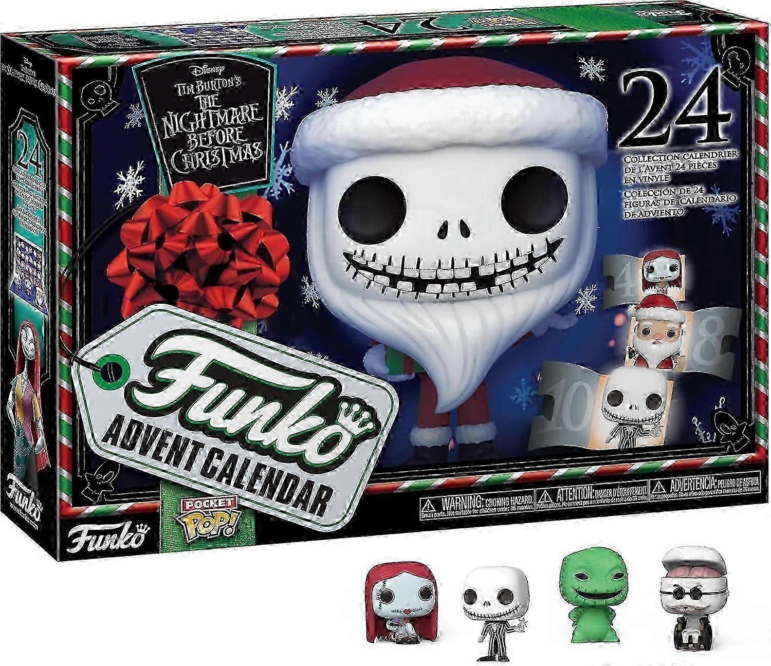 25-26 Funko Advent Calendar: Painajainen ennen joulua - 24 taskupoppia! Vinyylifiguuria (2020)