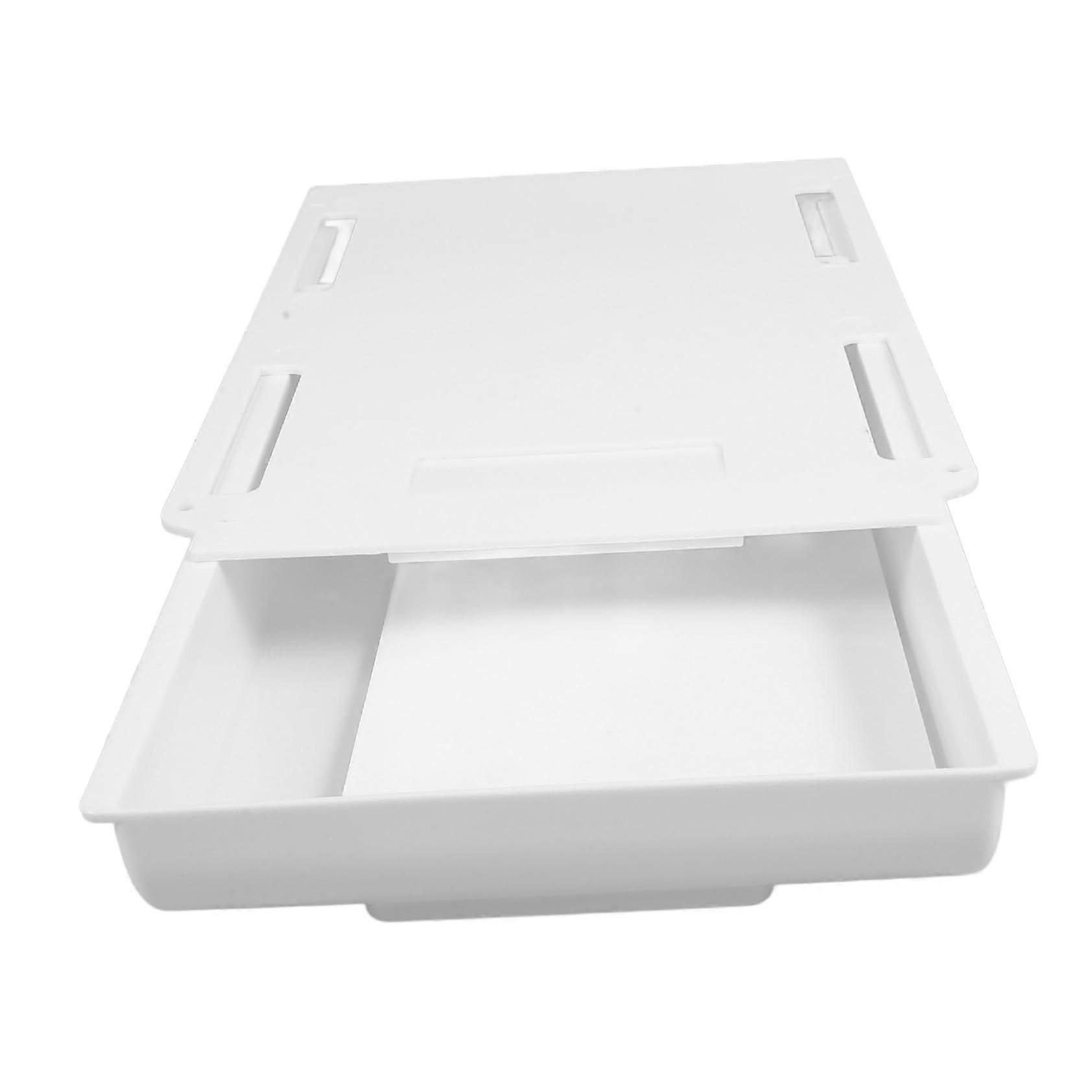 Under Desk Storage Drawer Box Large  SmoothGlide Hidden Compartment, SpaceSaving MultiFunction Organizer