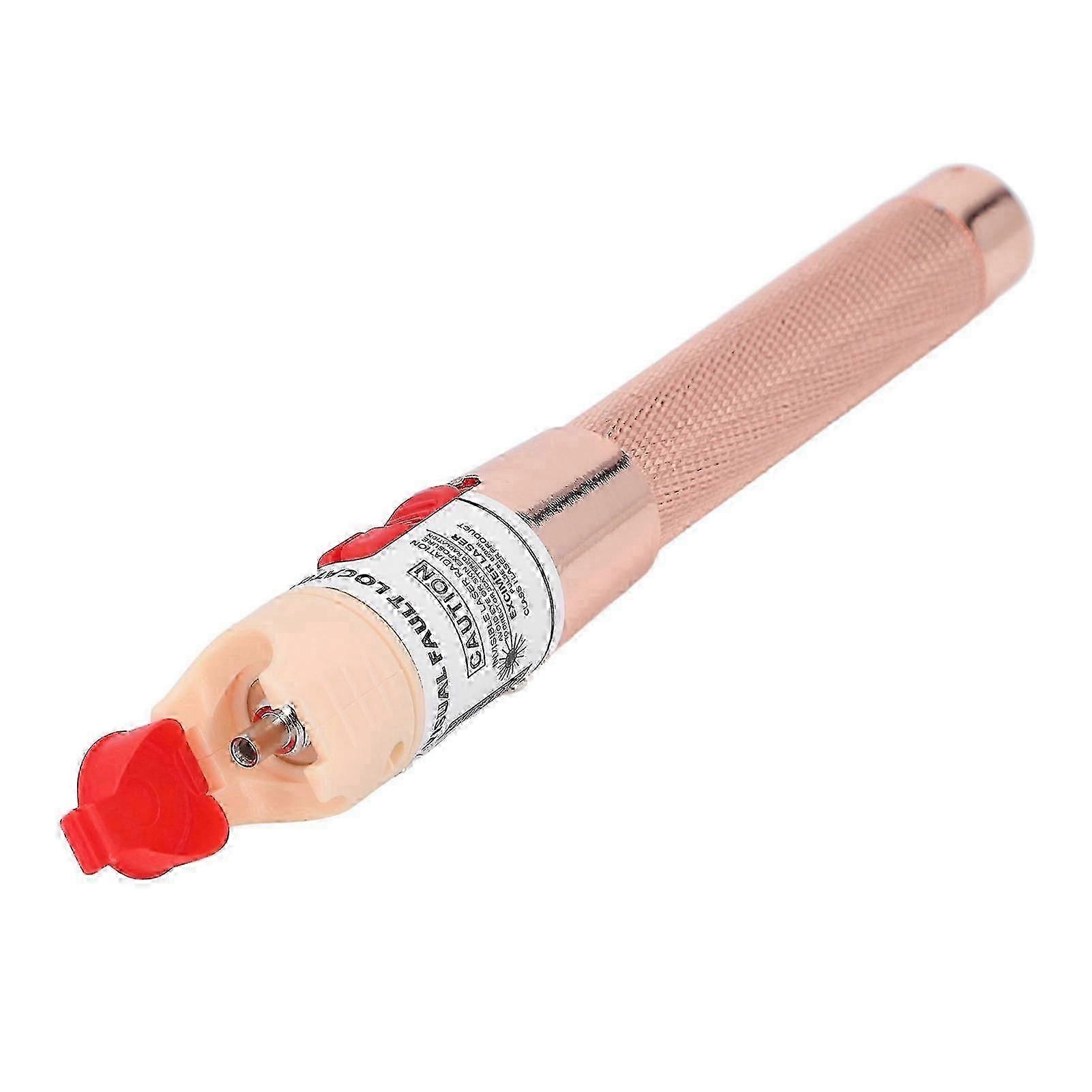 30mW Fiber Optic Visual Fault Locator with 50km Range and Universal Connector for Red Light Testing