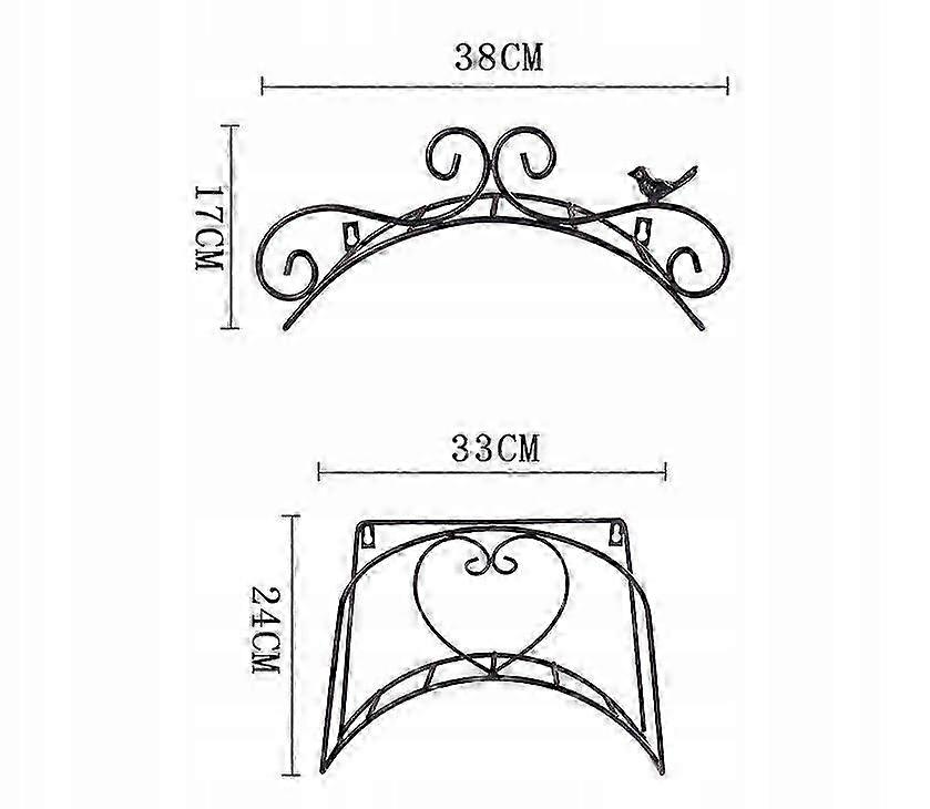 Wall Shelf Black Hose Decor