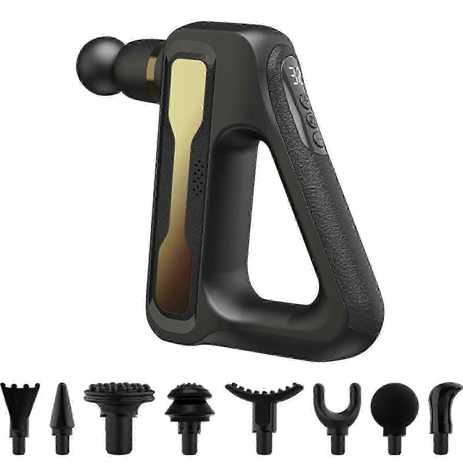 Massage Tool Muscle Massage Machine with 8 Alternative Heads and 32 Vibration Modes