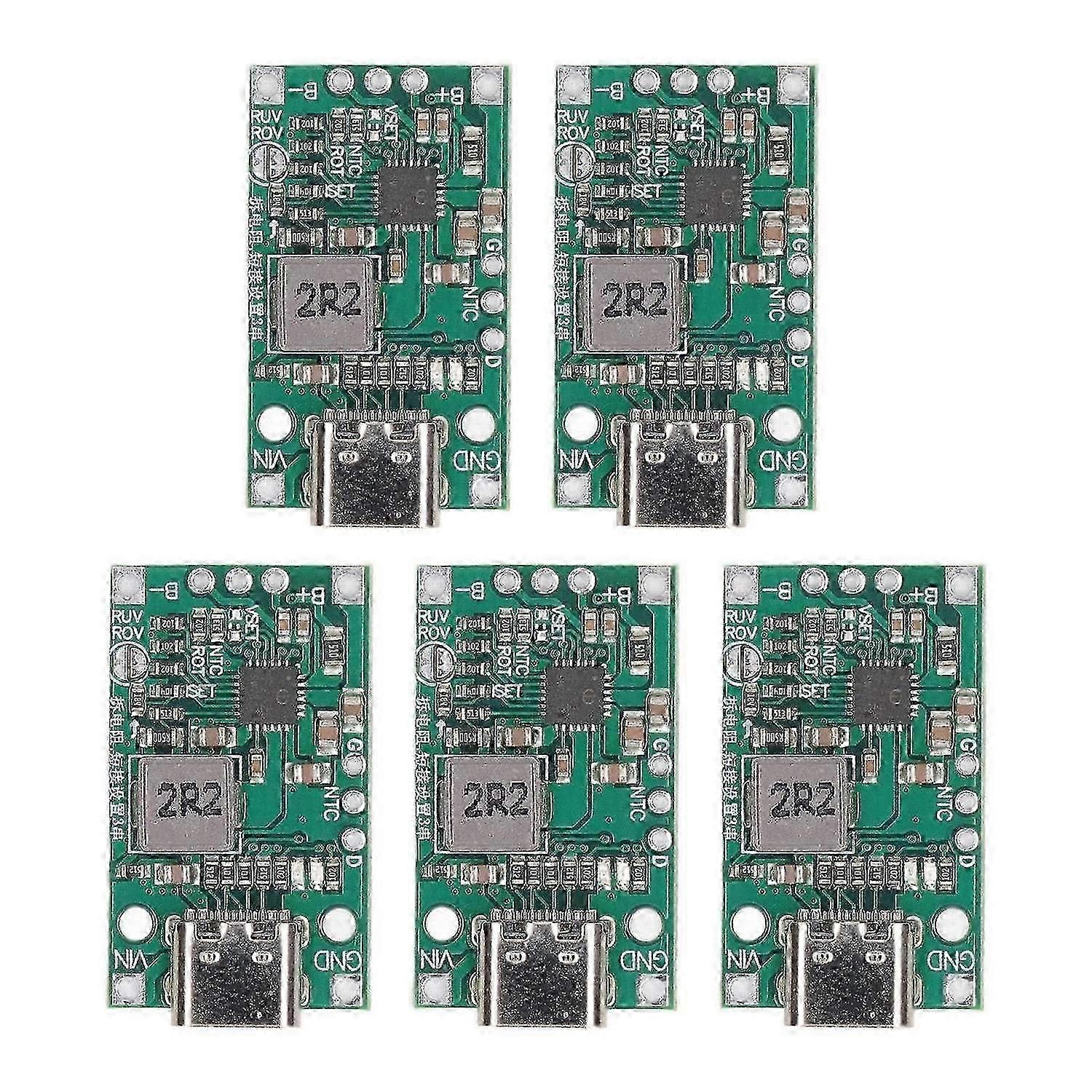 2025 Latest Model 5PCS Lithium Battery Charging Boost Module with nce