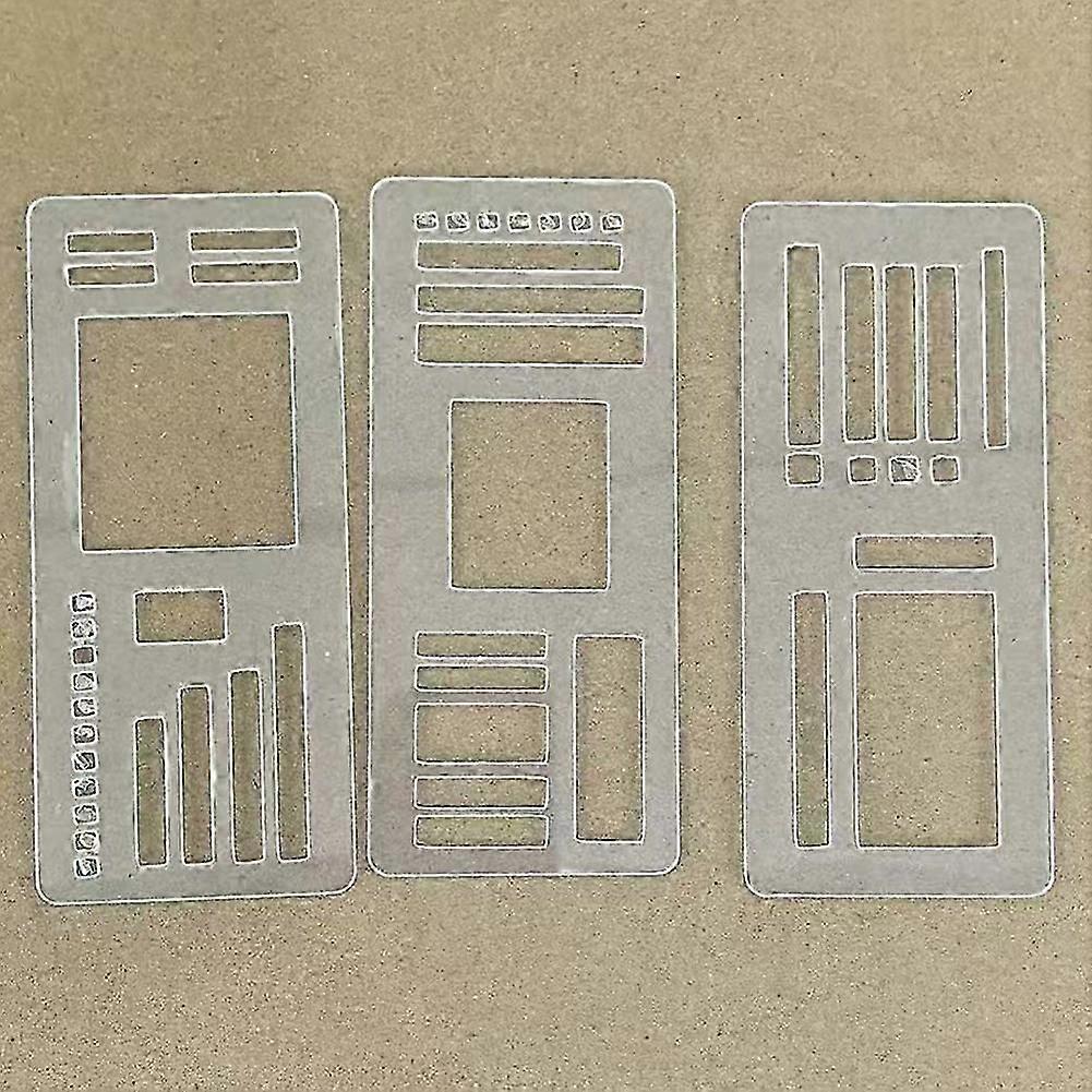 Stencils Drafting Tools Reusable Planner Stencils for Daily Planning