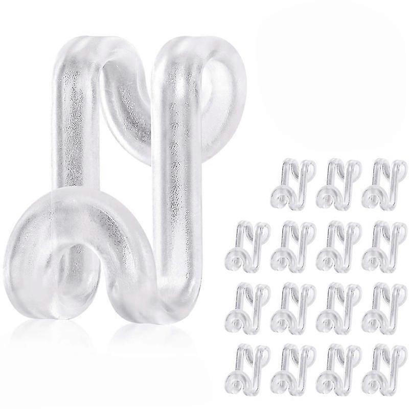 Connector Hooks for Hanger,Transparent Stackable Clothes Hangers with Hooks,Hanger Extender Clips Space Saving,Outfit Organizer