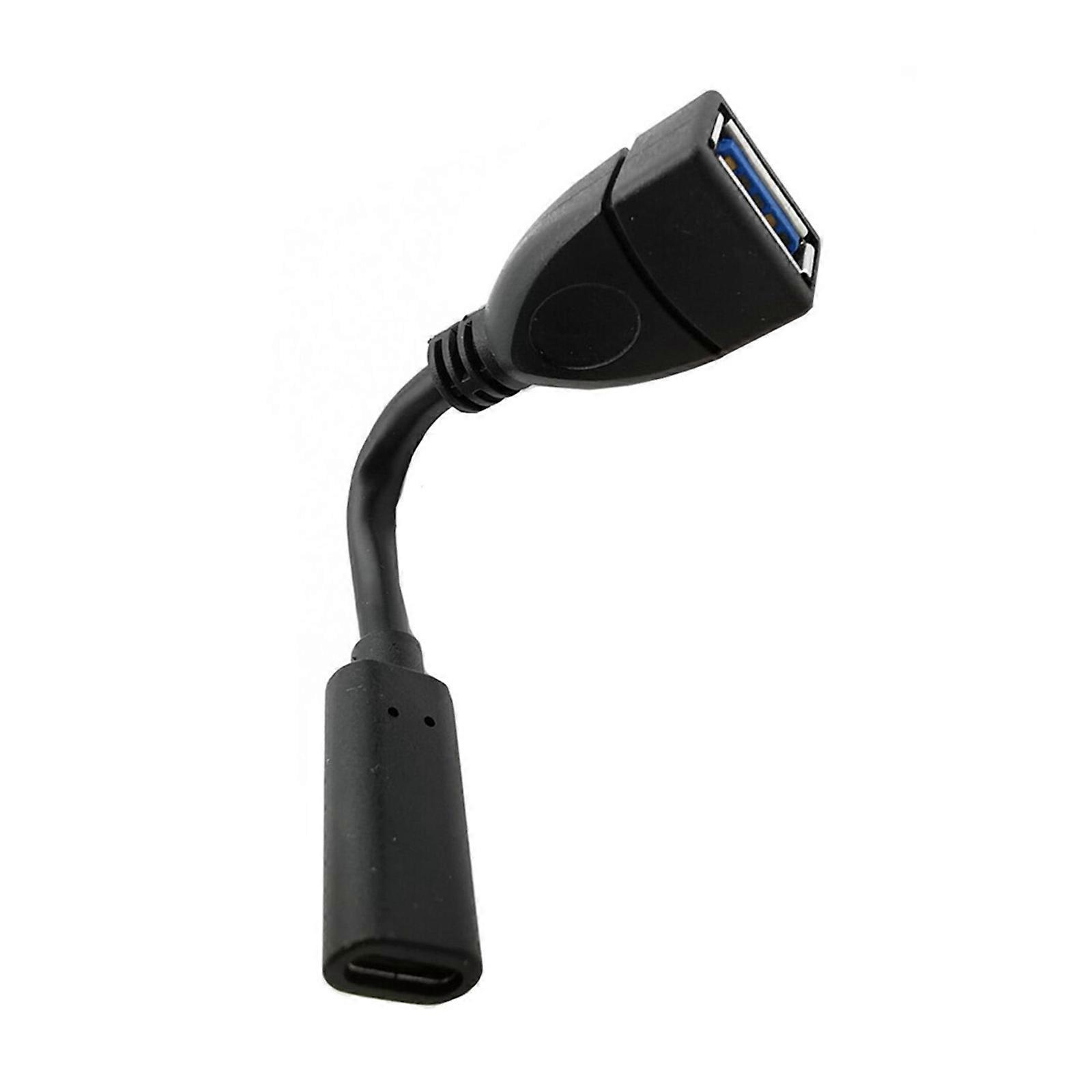 USB C To USB Female Adapter Double Sided Design For Fast Data Syncing USB C to USB A Extension Cable Replacement Multicolor