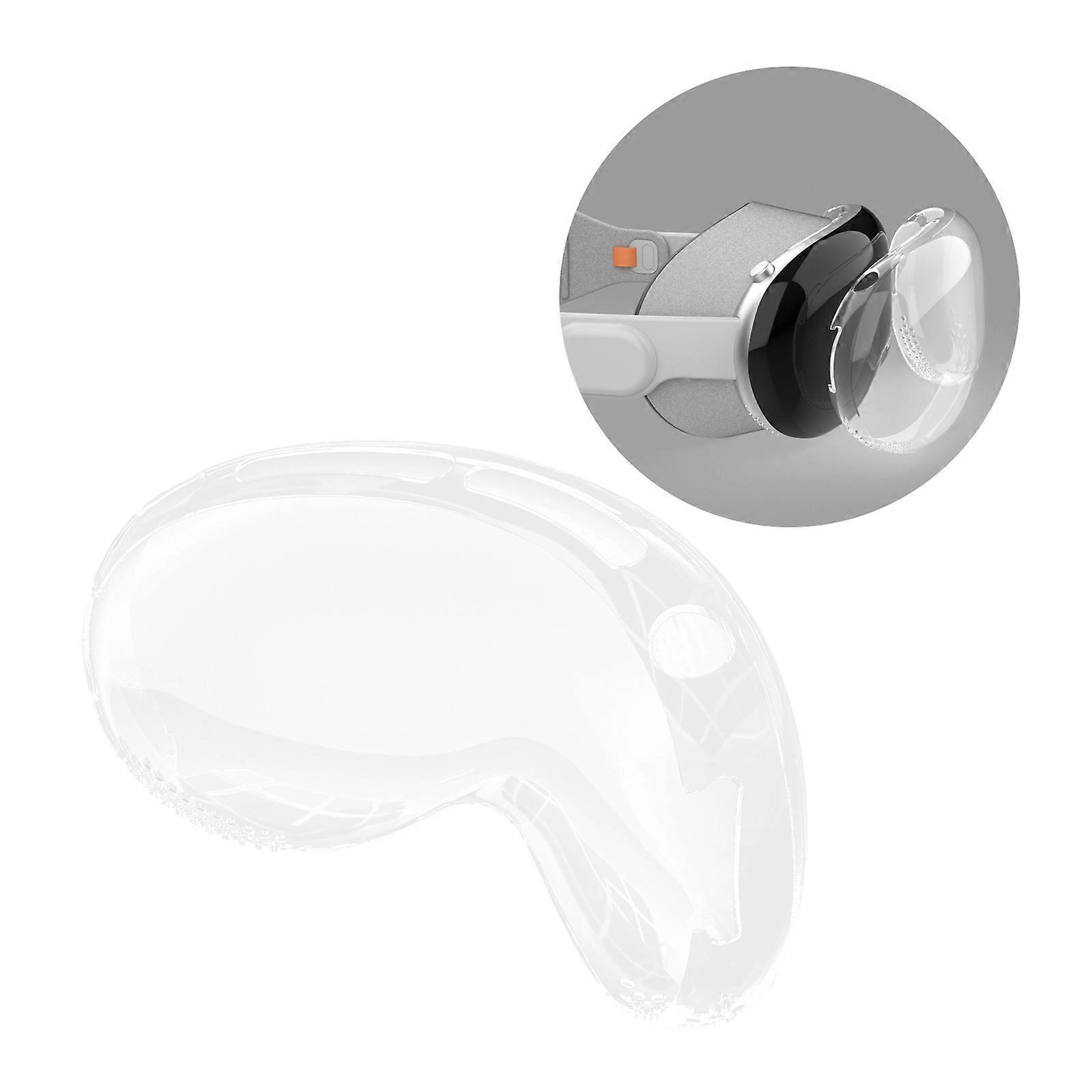 Upgraded VR Protective Covers for Vision Pro Accessory Silicone Front Headset Protector Covers Preventing Dust Collision Multicolor