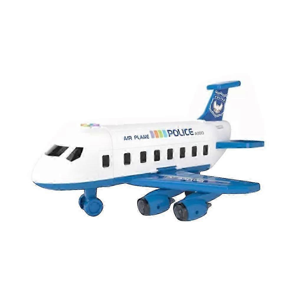 Kiddycorner Megaplane, Transportation Airplane Car Toy Set with Music and Light