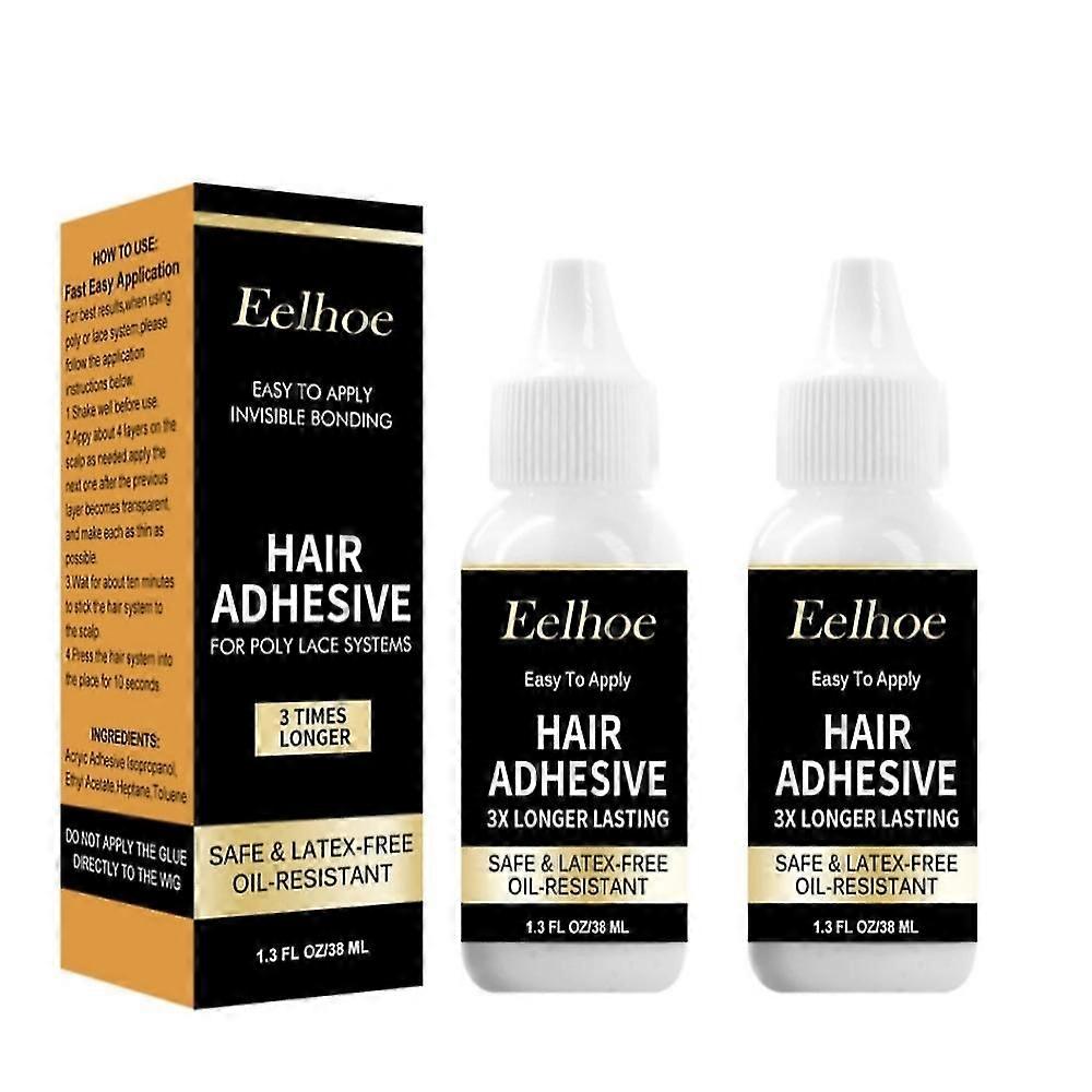 2 adet Peruk Tutkal Su Geçirmez Dantel Tutkal Güçlü Tutun Ön Dantel Peruk Tutkal