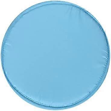 Round Chair Cushions Memory Foam With Straps Non Slip Thickened Chair Cushions Kitchen And Restaurant Use Sky Blue