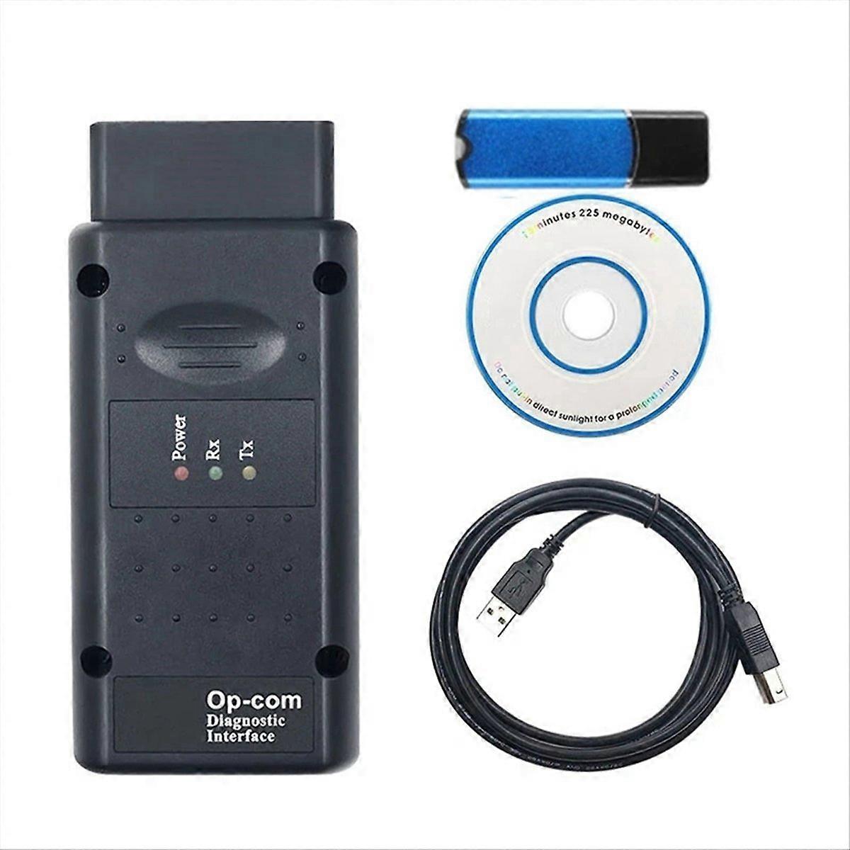 OPCOM 2021 with USB Dongle Diagnostic Tools Op-Com V1.95 Flash Update Op Com V2021 for Car Diagnosti