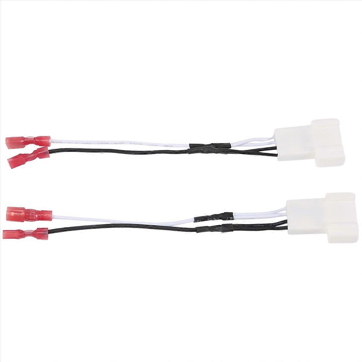 2Pcs Car Front Speaker Wire Harness Cable Adapter for 