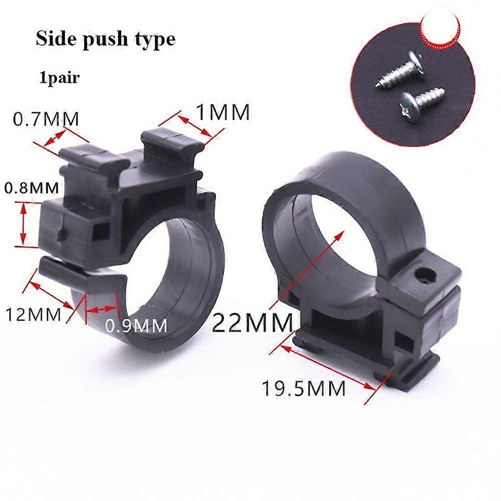 1pair Black Fixing Clip 3 Styles Lamp Head Assembly  Electric Bicycle Accessories