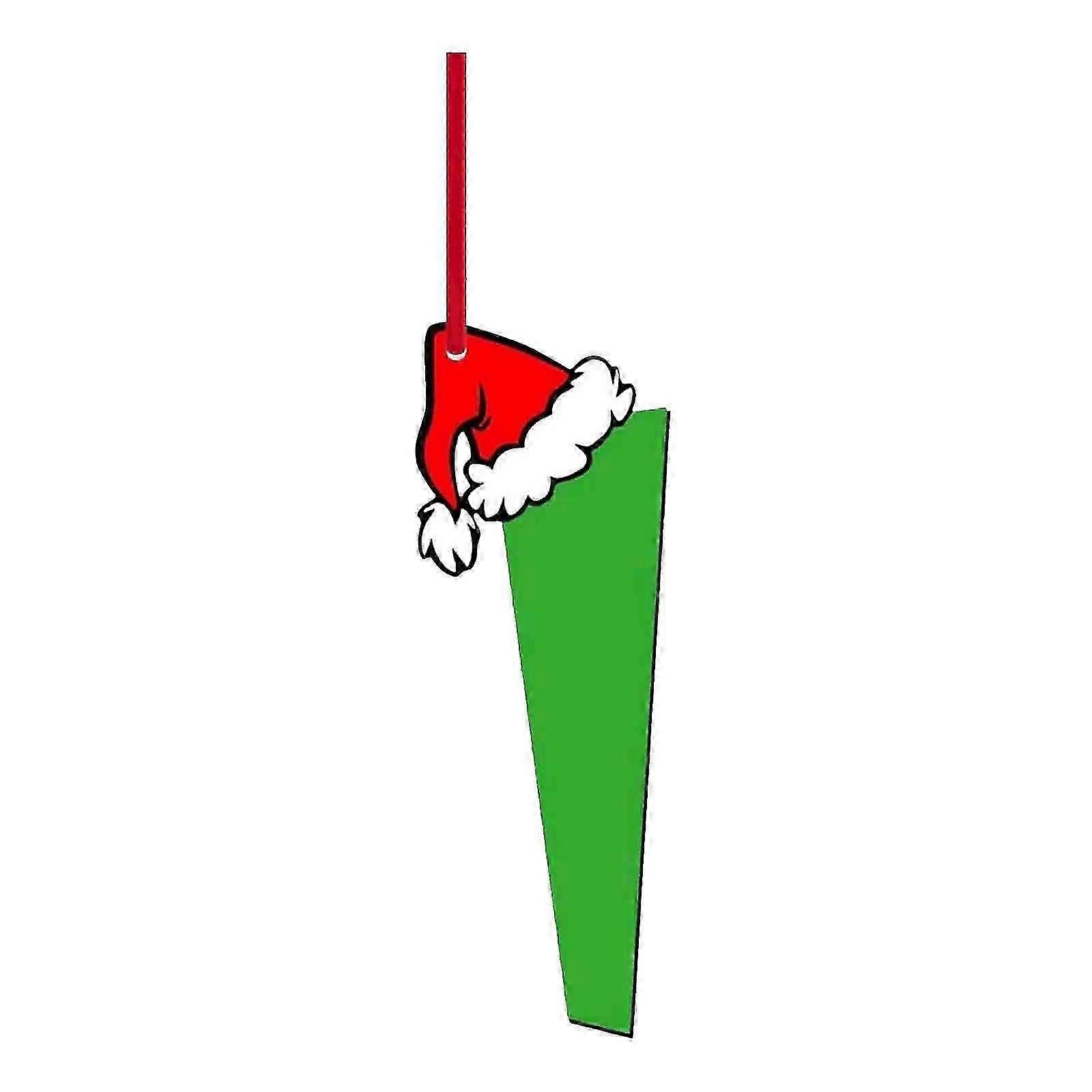 Litery choinkowe do dekoracji świątecznych – akrylowe ozdoby wiszące