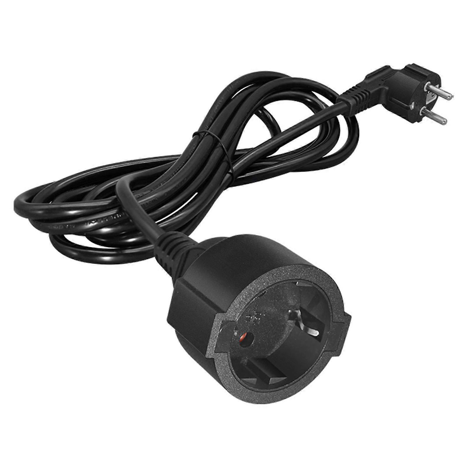 High Current 16A 230V Power Cord H05VV F F3G1.5 with IP20 Protections for Computer TV Printer Gaming Devices Indoor Use Multicolor