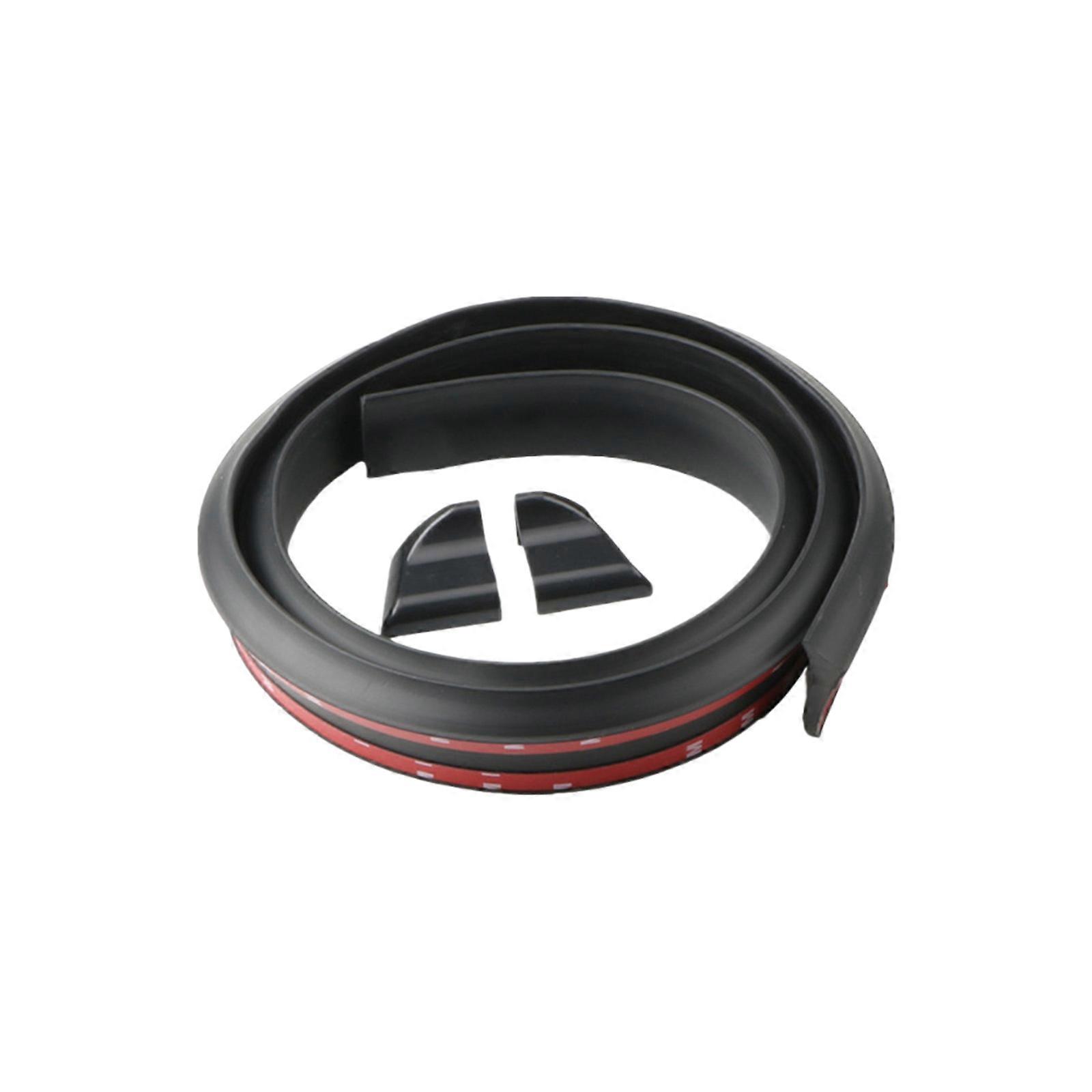 Automotive Trim Kit Carbon Fiber Pattern ABS Spoiler Wind Deflector No Drill Installation For Door Window Trunk Edge  4.5cm