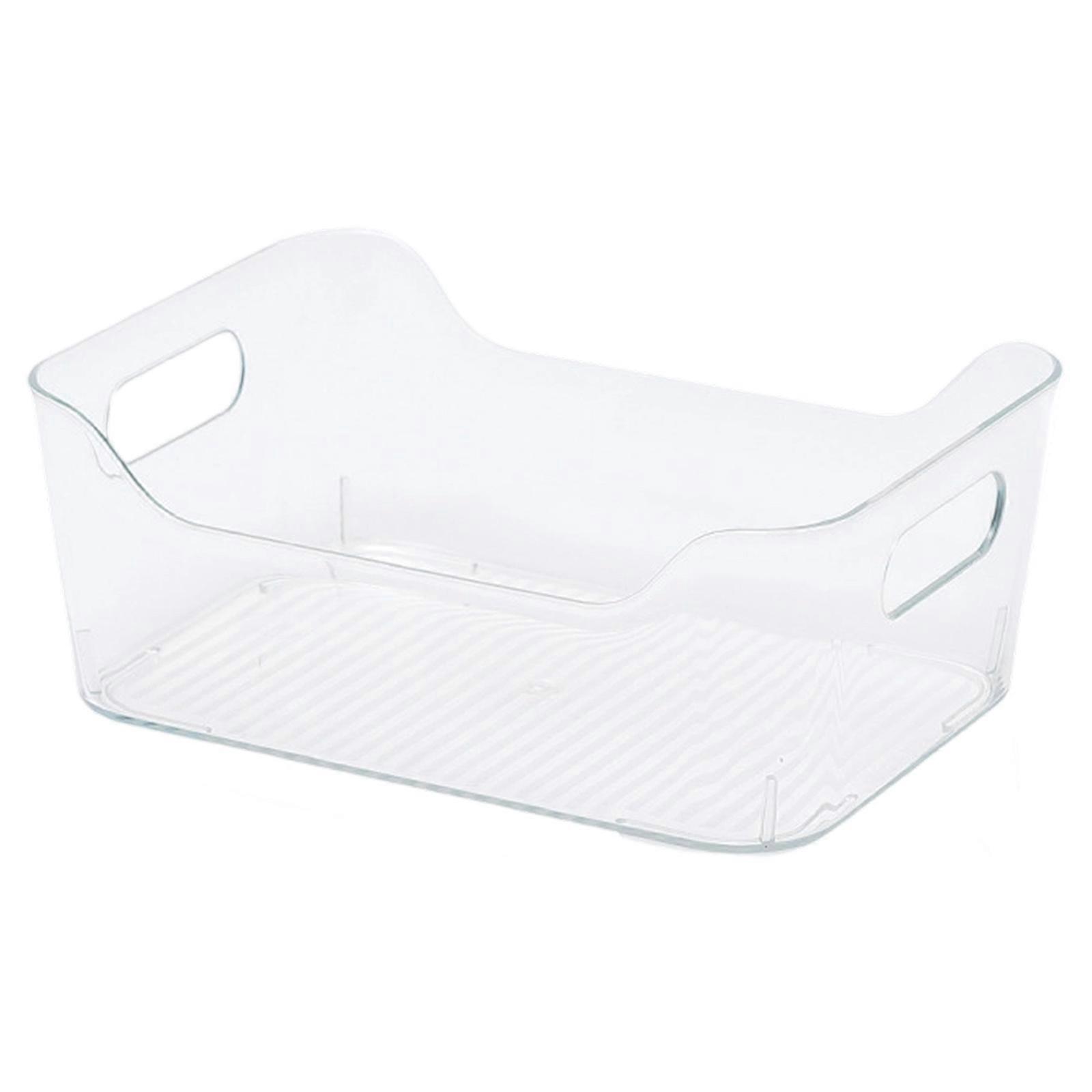 Clear Refrigerator Storage Container for Freshing Preservation and Space Saving Food Safe Plastic Organizers  XL