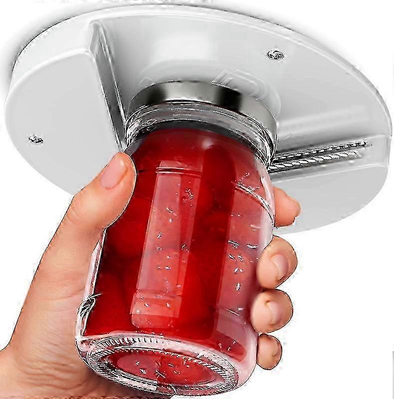 Under Cabinet Lid Jar Opener for Weak Hands and Seniors with Arthritis