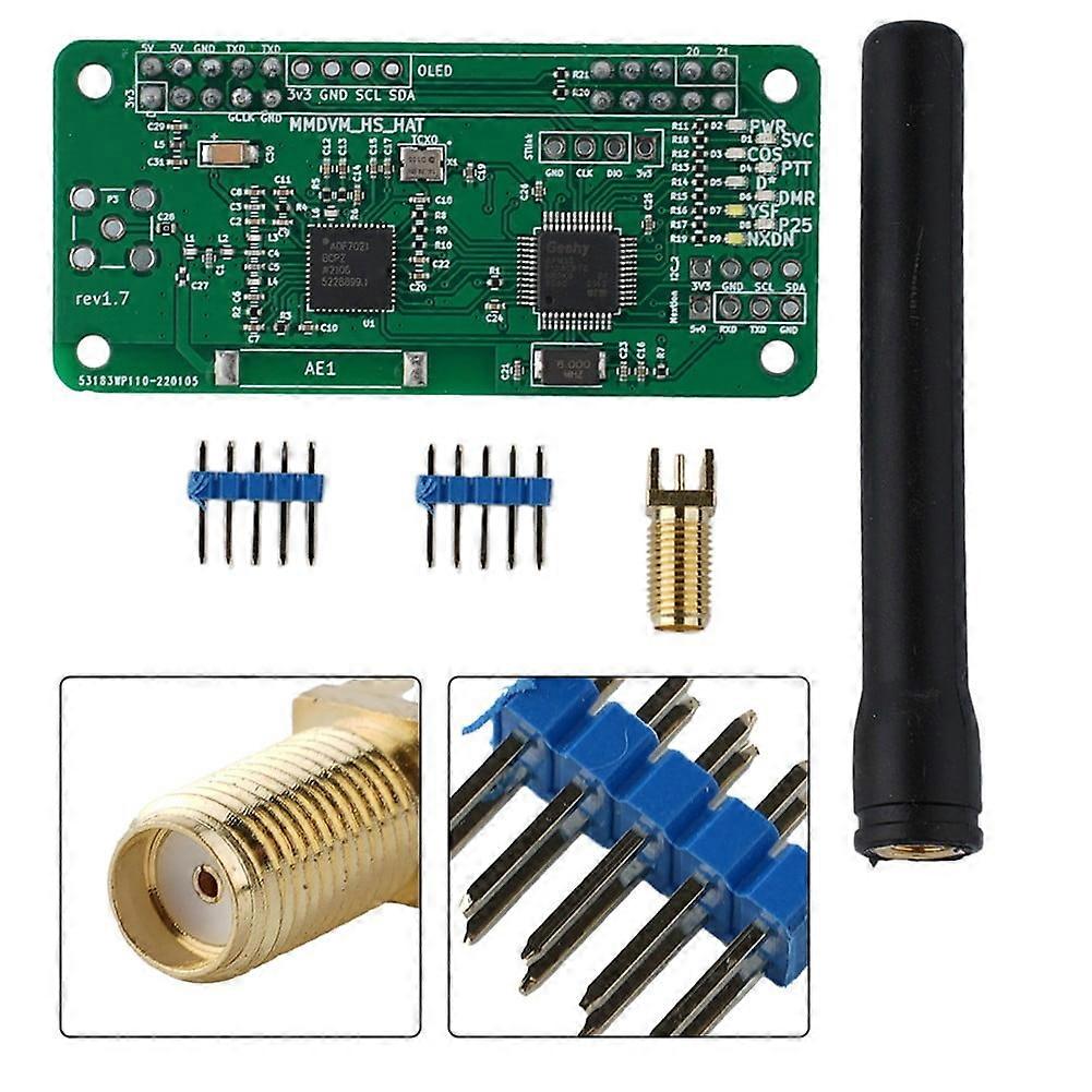UHF VHF UV mmdvm Hotspot Module for DMR P25 YSF DSTAR Pi Zero 3B 3B