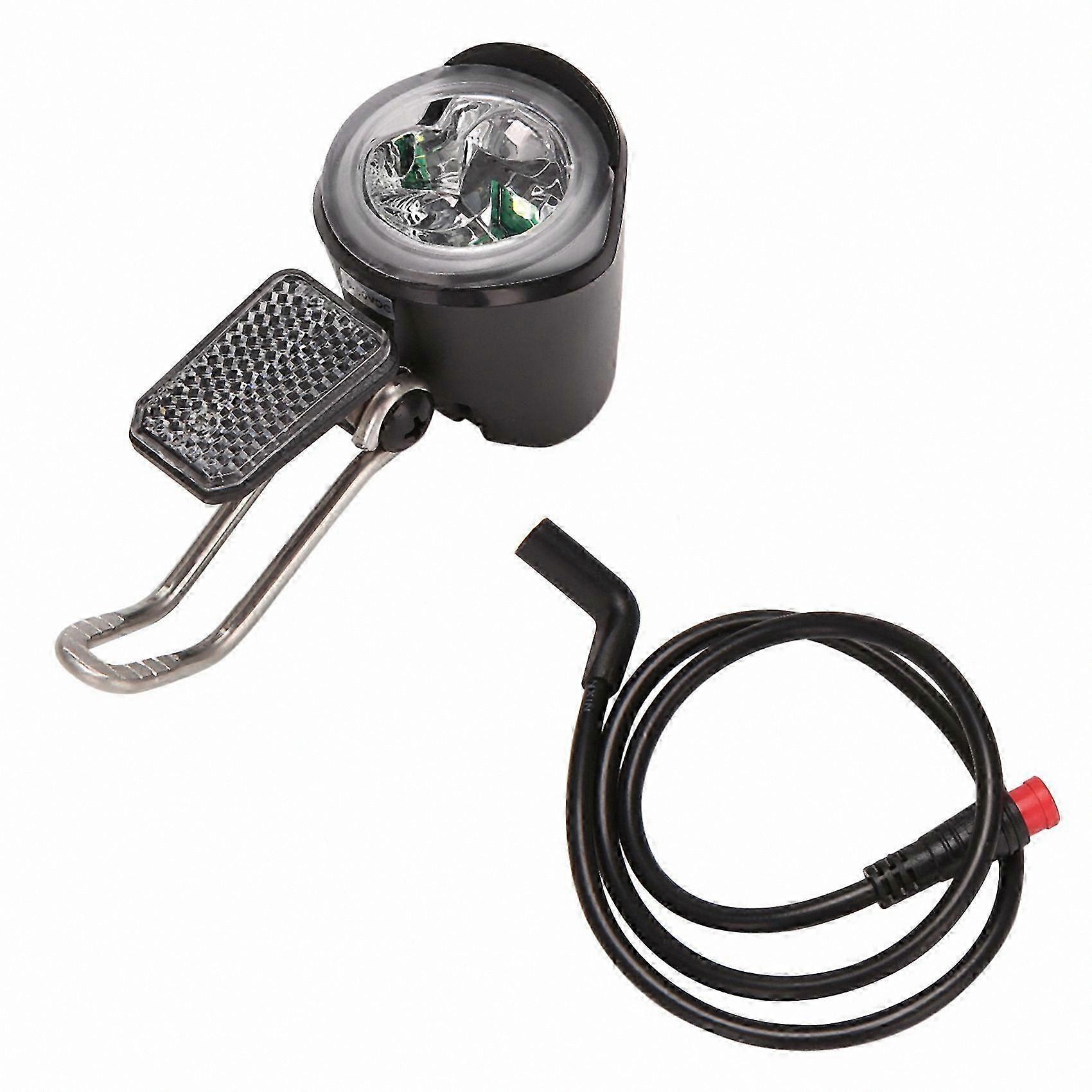 Waterproof LED Bicycle Headlight for E-Bikes 6V to 60V Front Light Compatible with Various Voltage Systems