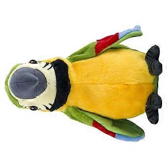 Electronic Pet Plush Parrot Toy Baby Learn to Crawl Musical Doll Interactive Toy Repeating Animal Toy Kids Favor Gift  Green