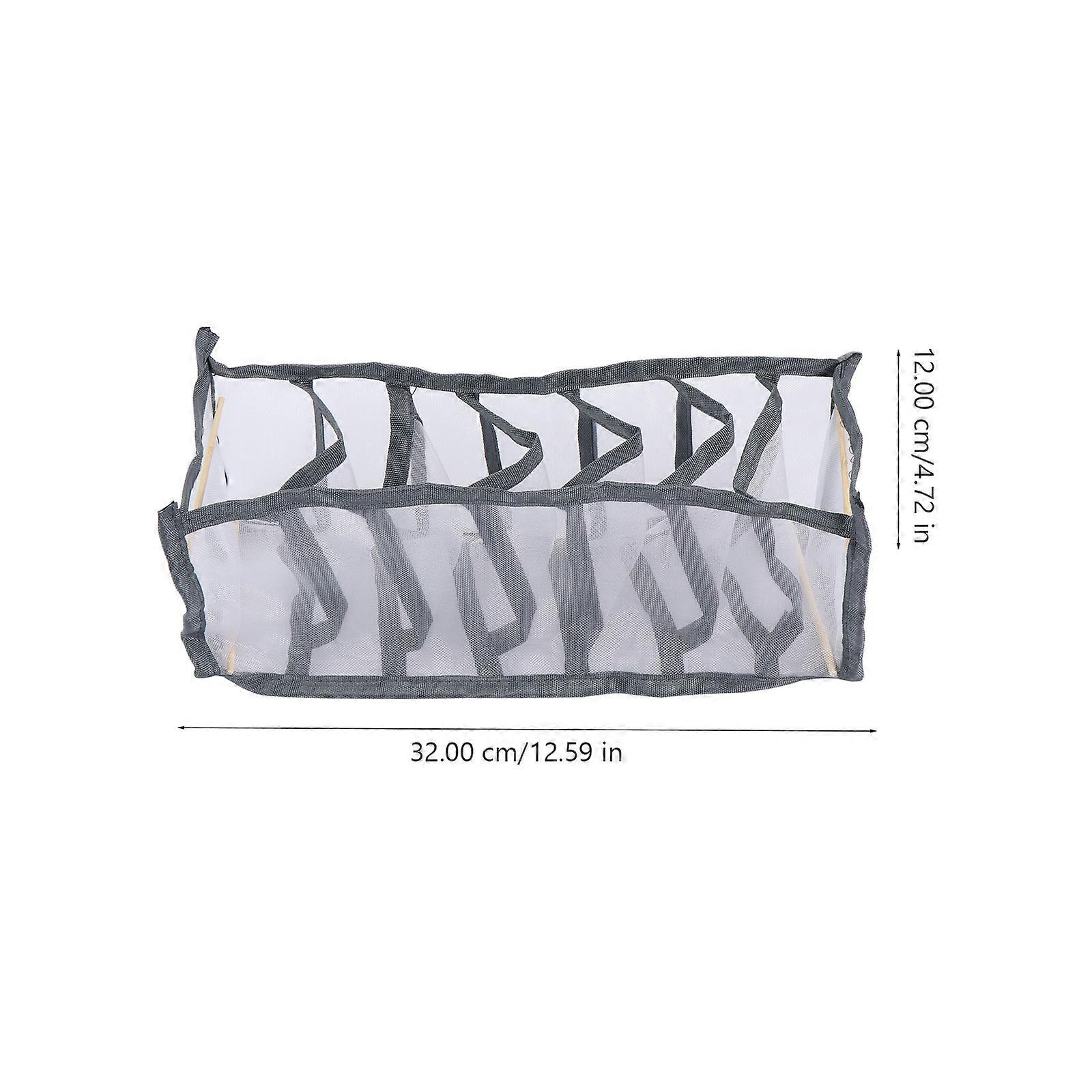 Underpants Storage Box Assorted Color Plastic Organizer for 3Pcs Set