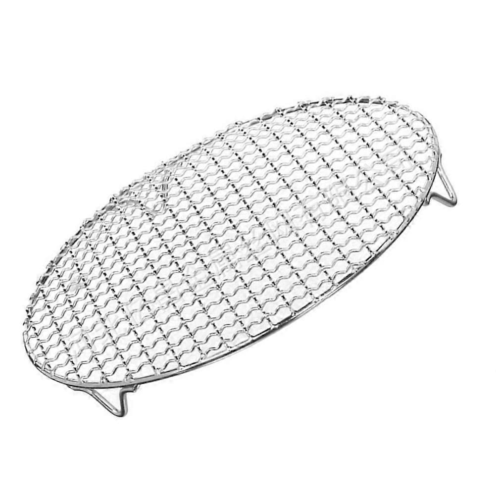 Barbecue Accessories Round BBQ Grill Mesh Charcoal Portable Cooling Rack Racks Multifunction Net Stainless Steel