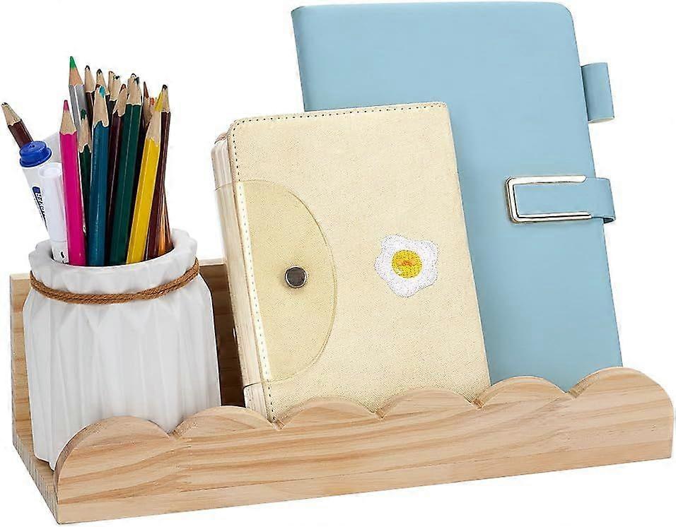 Wooden Scalloped Shelve Wall Floating Shelves 11.8 Inch Long Bisque Color Picture Ledge Shelf Pre-Assembled Floating Book Shelves for Books/Photo Fram