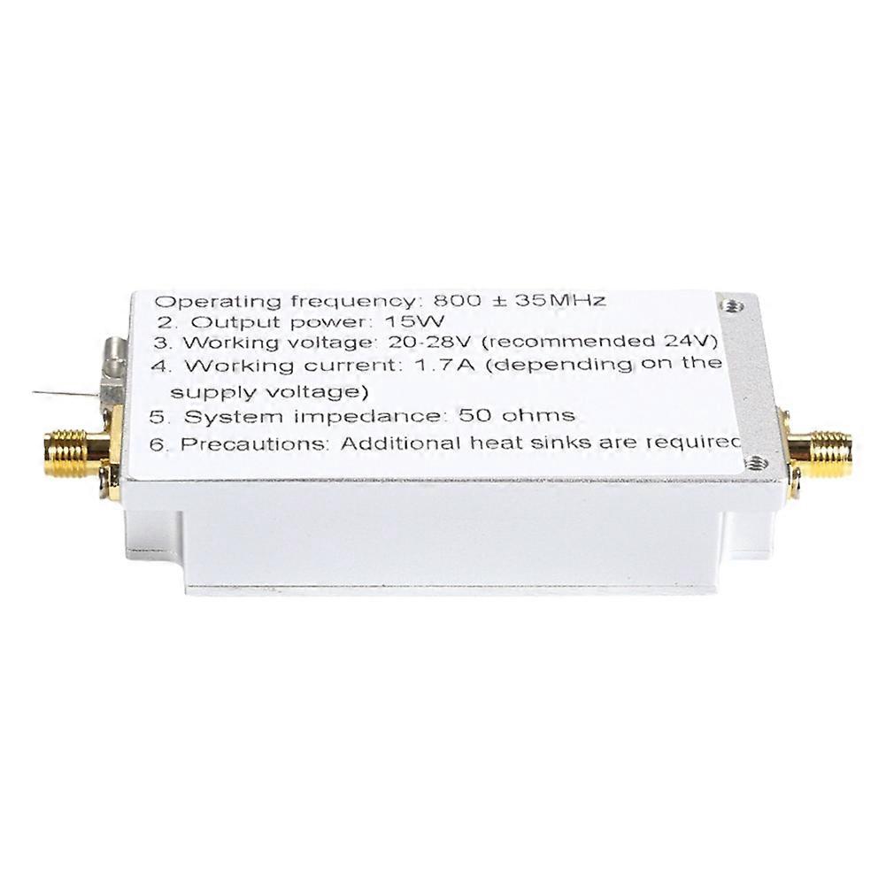 800MHz RF Power Amplifier 15W RF PA Module 800±35MHz 765-835MHz 40dB Gain for Professional Wireless Communication System