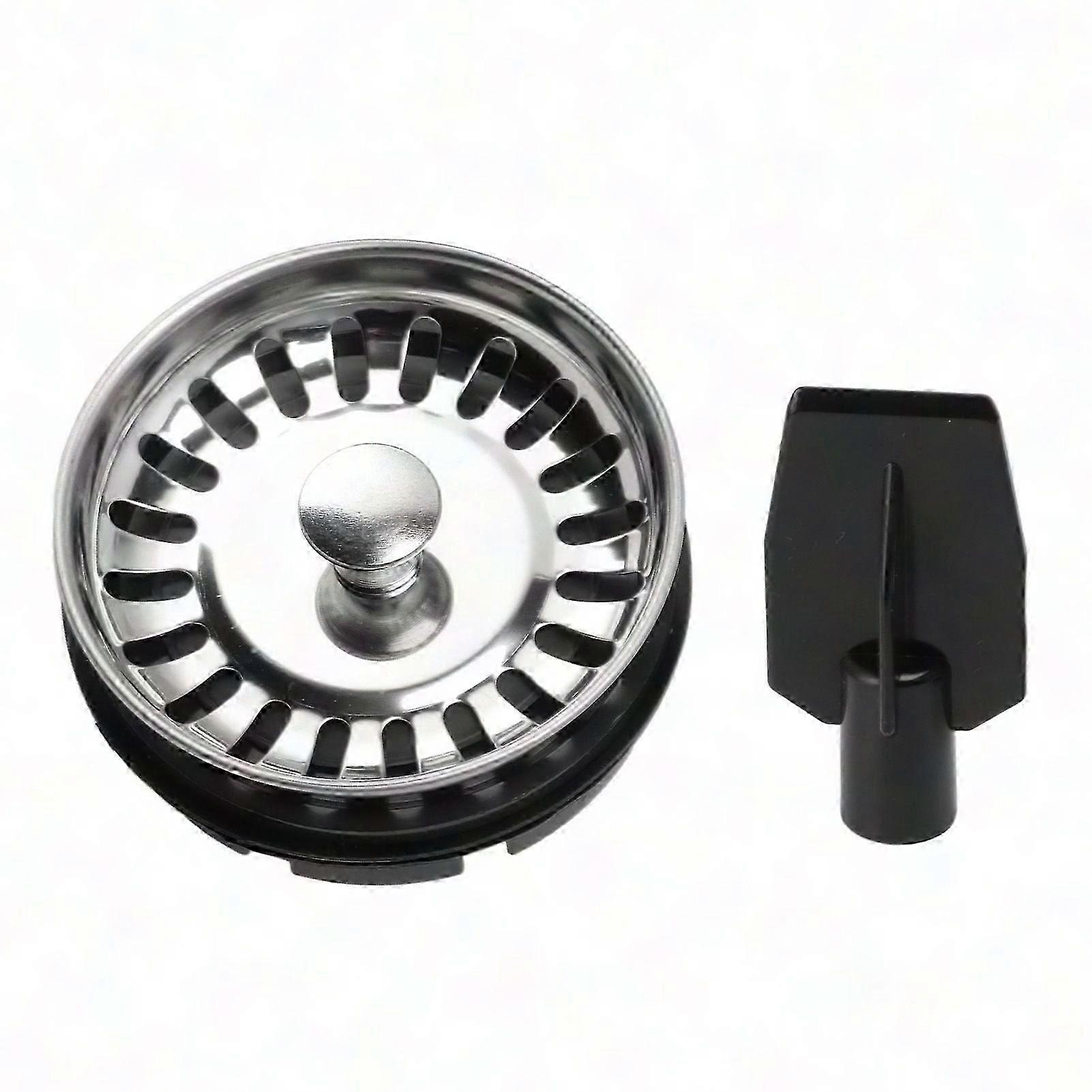 Rust-Resistant Garbage Disposal Strainer Pull Plug, Food Waste Grinder Filter Shredder Part