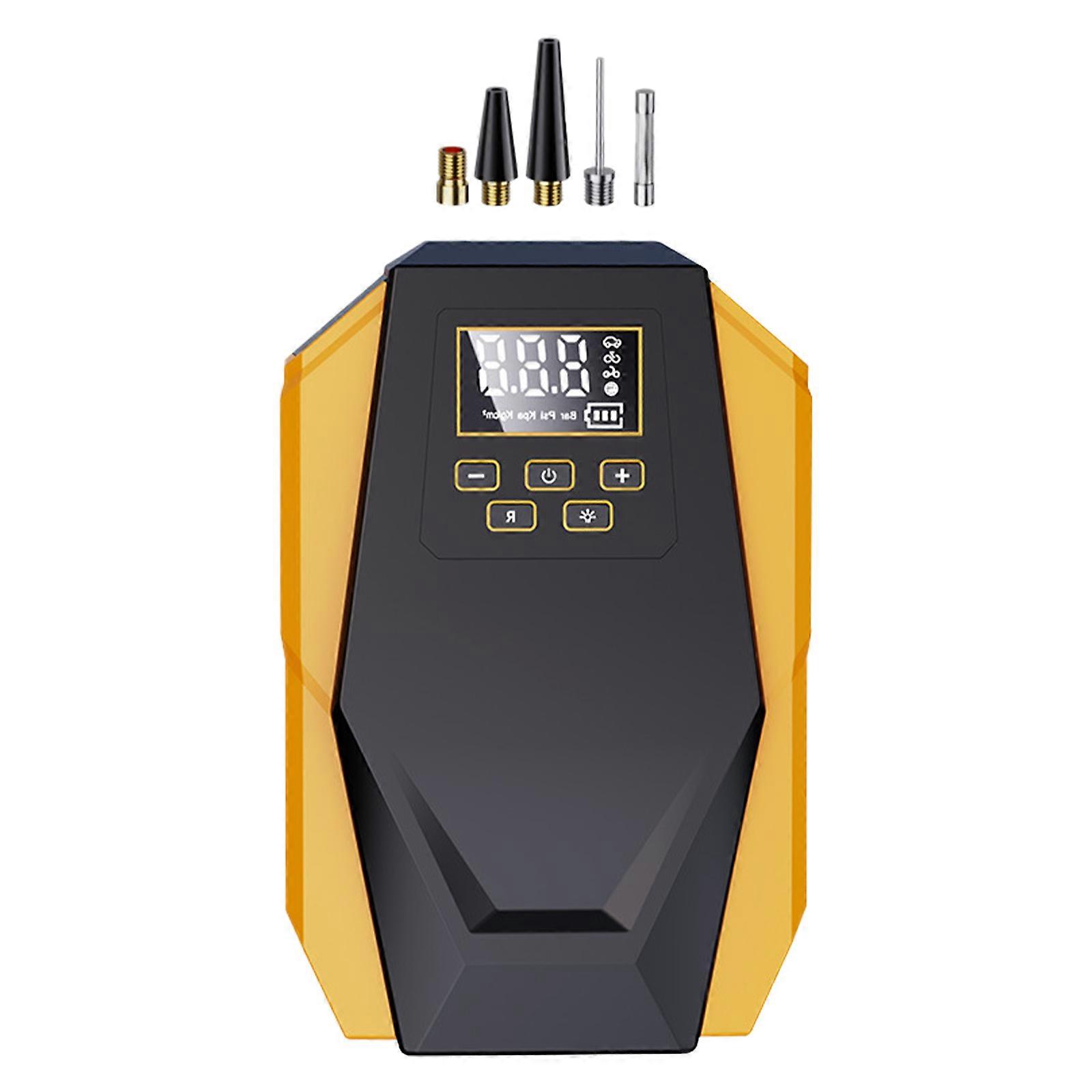 Portable Car Air Compressor Pump for Tires, Emergency Inflation Portable and Easy to Store Multifunctional Inflator Multicolor