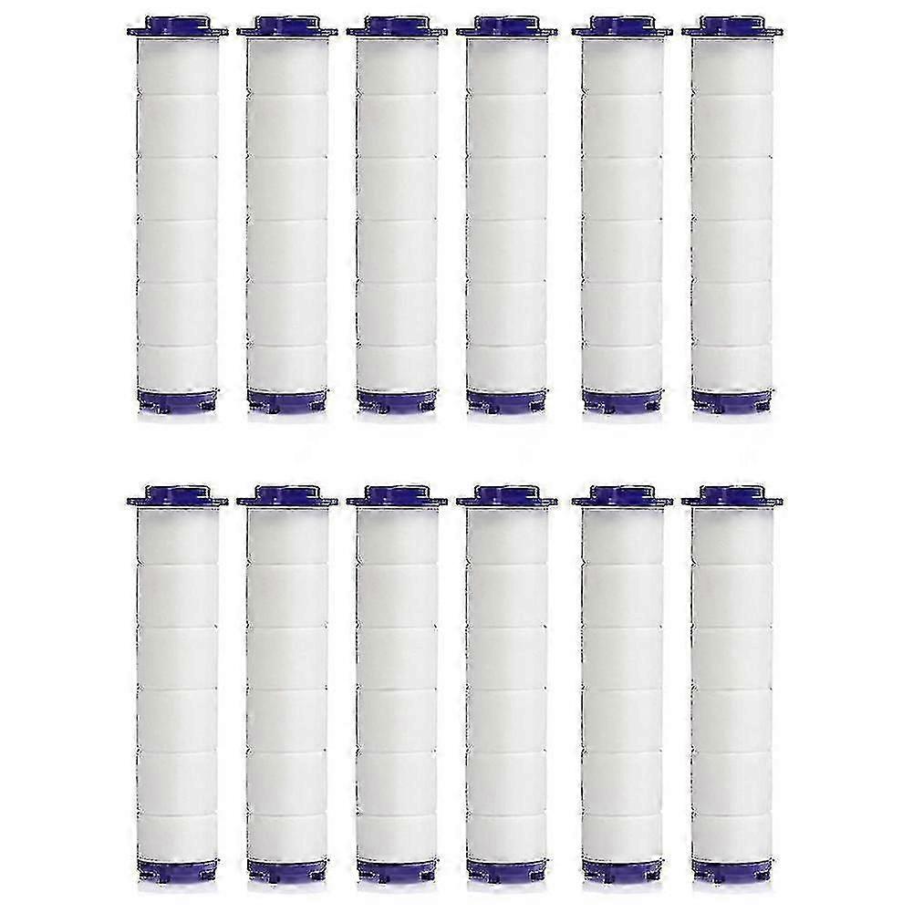 12pcs Turbo Fan Shower Head Filters For High Pressure Propeller Driven Handheld Shower Heads