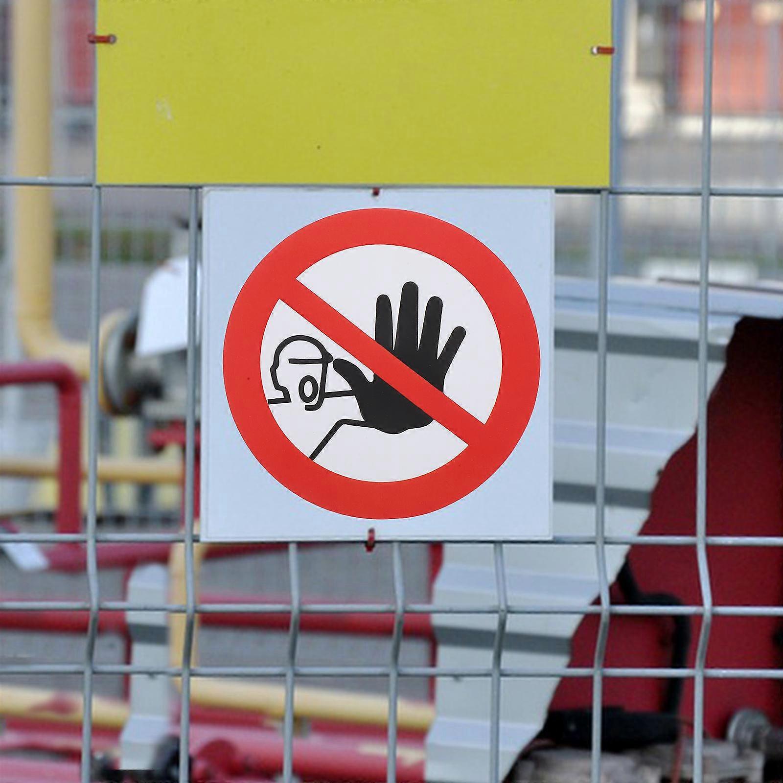 Warning Label Sticker Waterproof for Warning 40 Sheets Self Adhesive