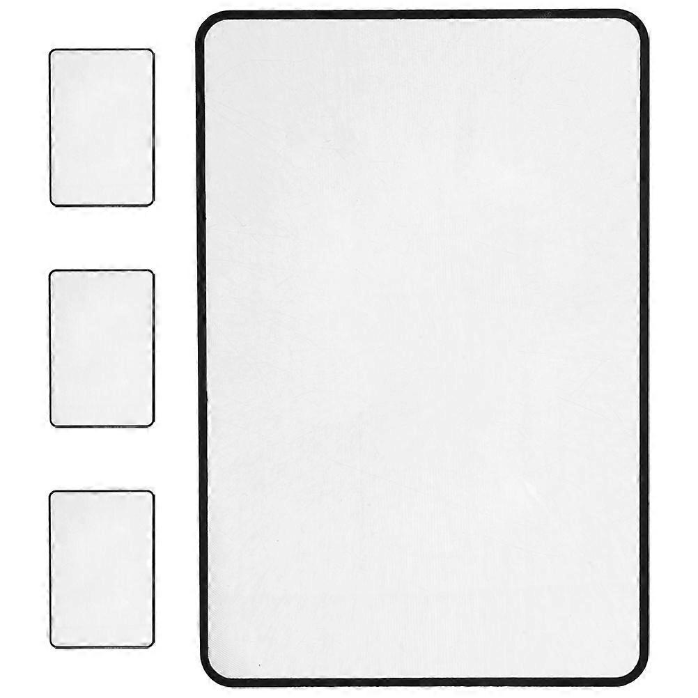Magnifying Sheet for Reading with 4Pcs Lightweight Handheld Magnifier Cards