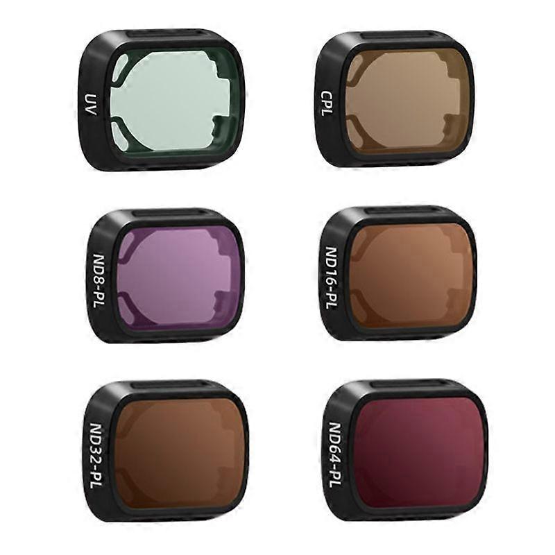 For DJI MINI 3 / MINI 3 PRO Filter Protective Glass, Style: UV+CPL+ND8PL+ND16PL+ND32PL+ND64PL