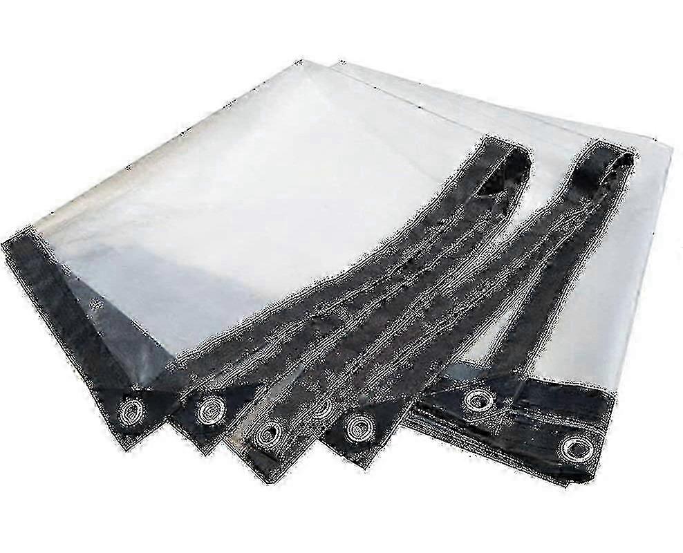 Waterproof Tarpaulin With Eyelets, Transparent, Foldable 25-26