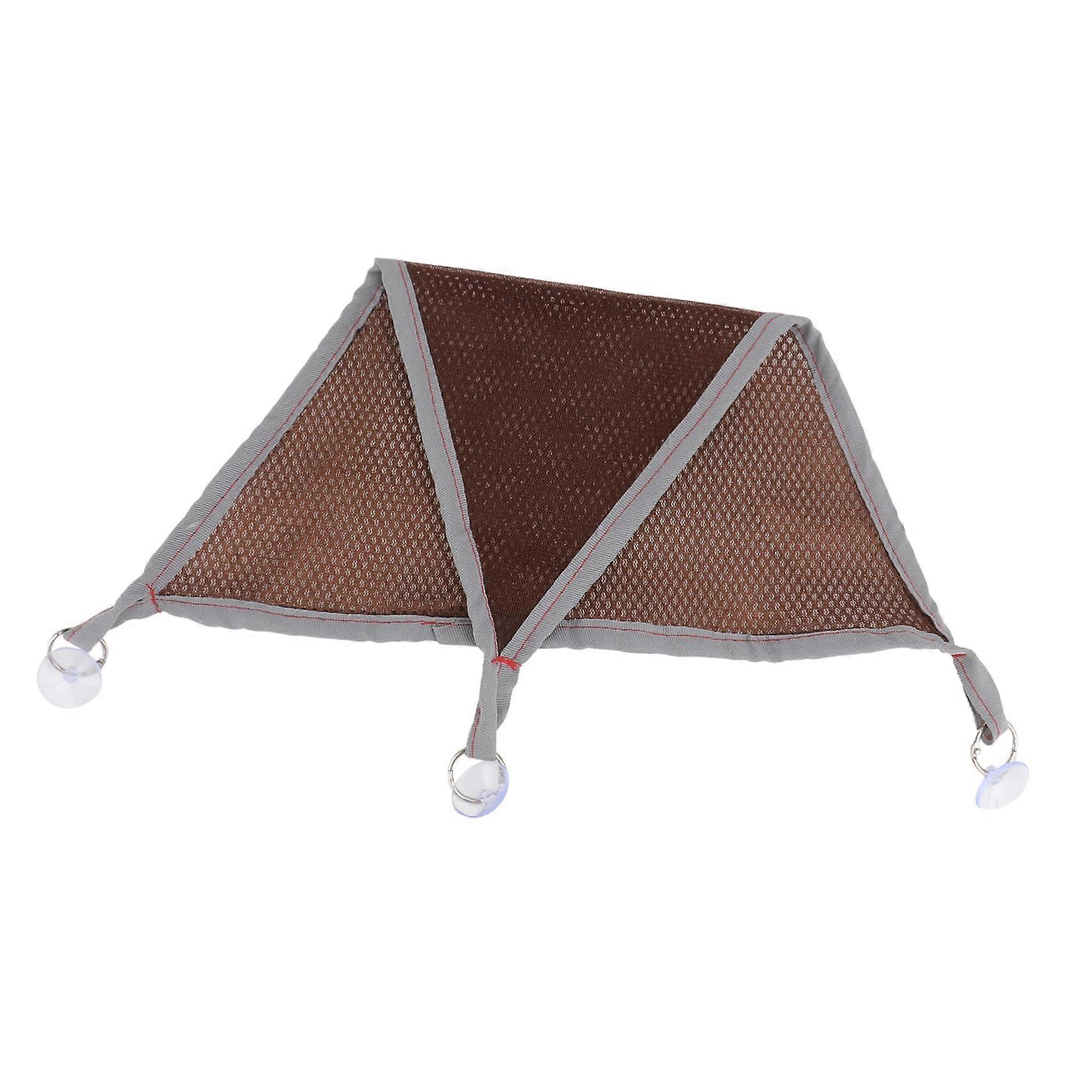 Reptile Hammock with Suction Cups Mesh Bed for Lizards Snakes Bearded Dragon Terrarium