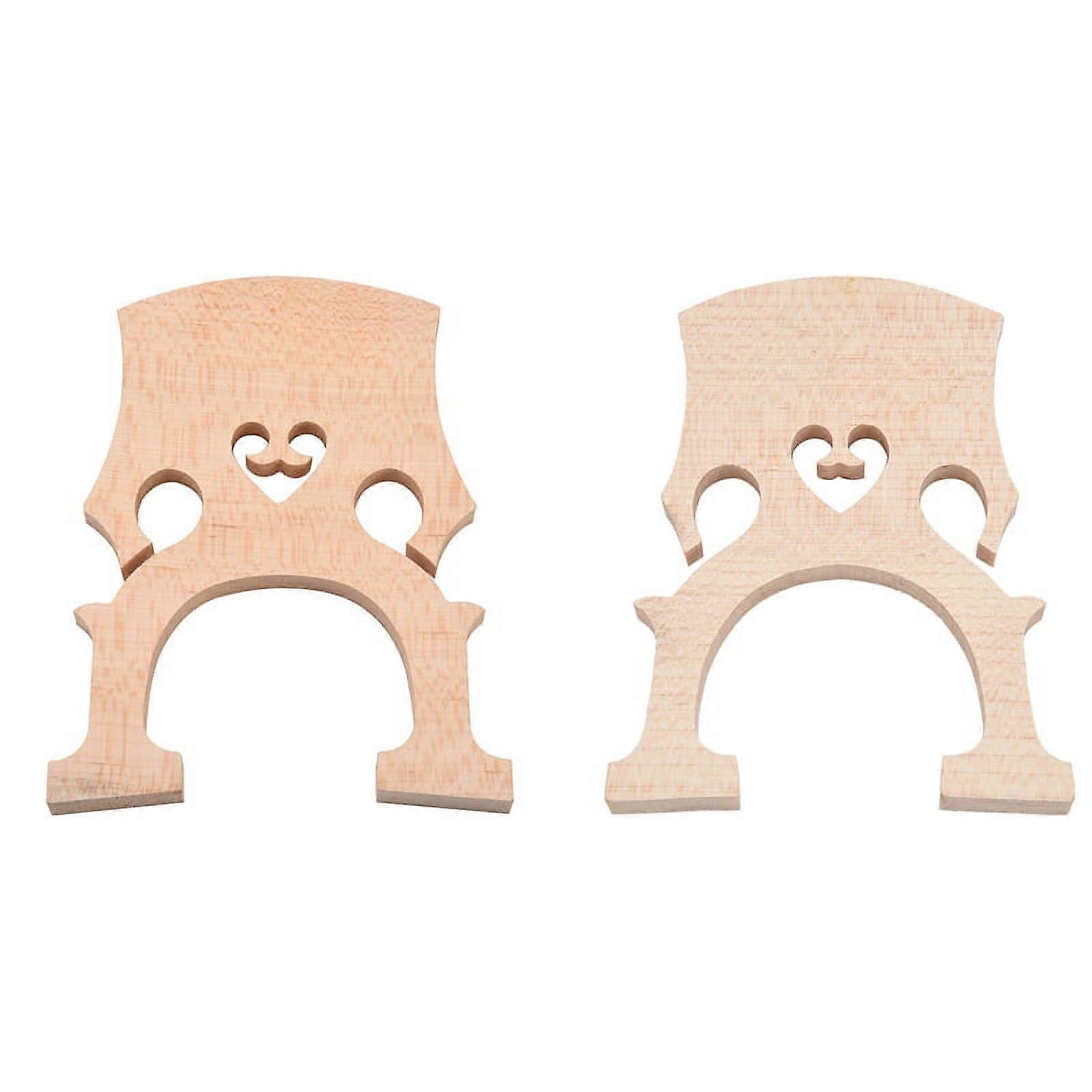 2x Professional Bridge for 4/4 / 3/4 Size Exquisite Maple Material