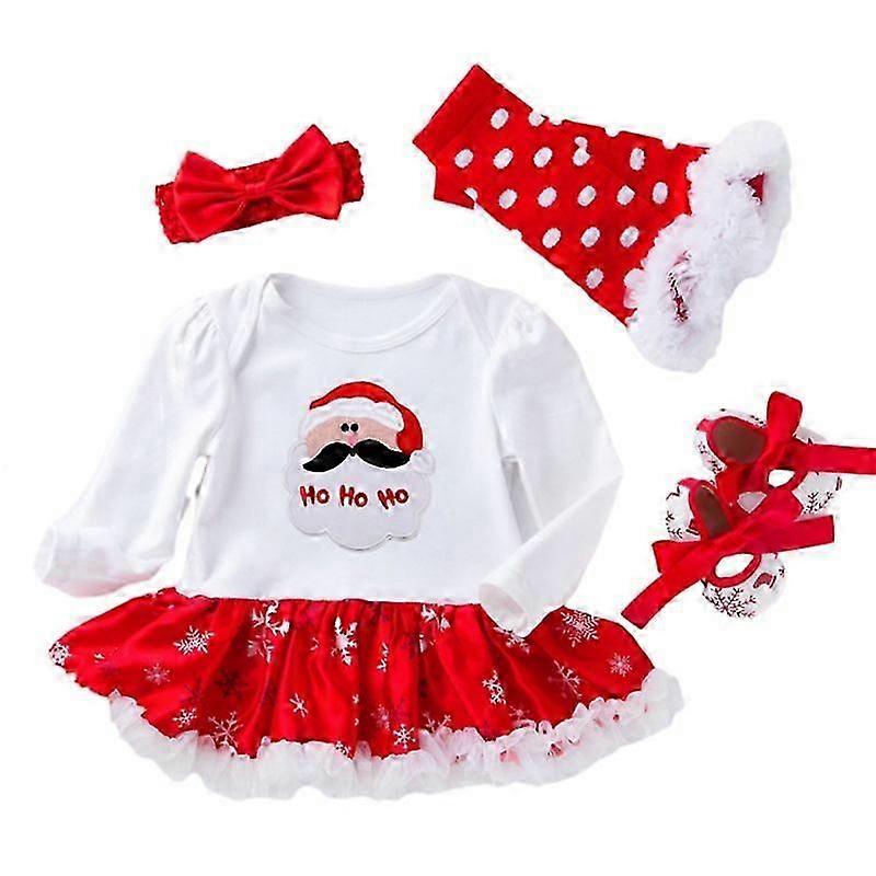 Set di abiti di Natale per neonate per corredino e battesimo