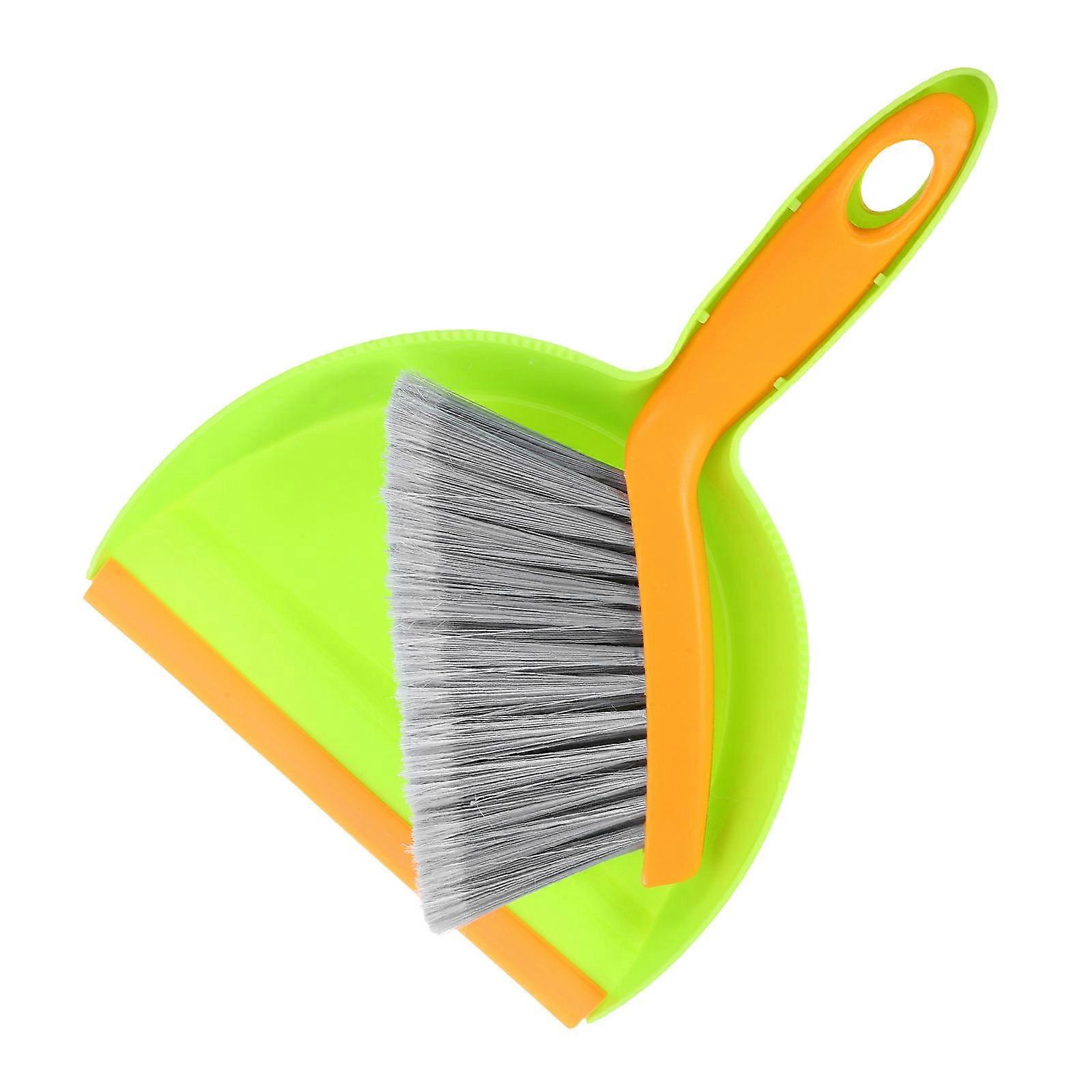 Table Cleaning Small Broom and Dustpan Set for Detailed Desktop Use 1Set