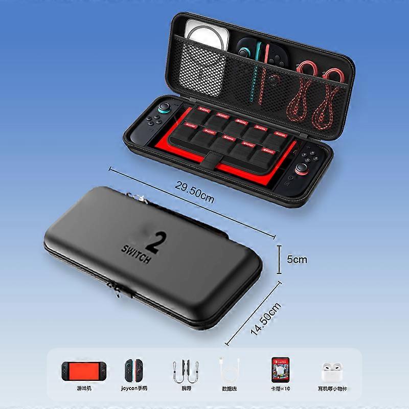 Protective Carrying Case for NS Switch 2 Game Console Storage Bag Compatible with Nintendo Switch 2 Large Capacity Travel Case