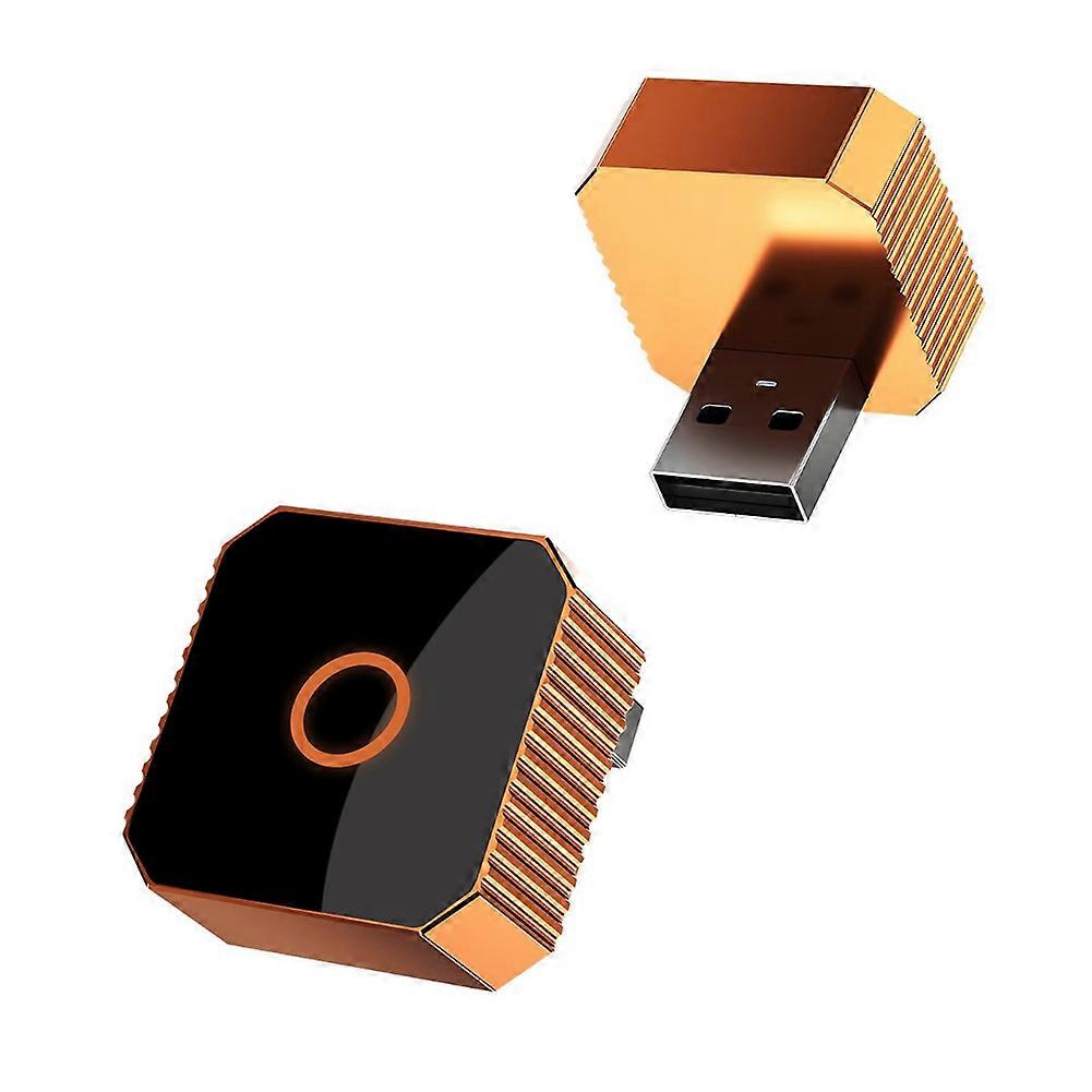 Orange Wireless Carplay Adapter for IOS/Android Fast Connection Zerolatency High-Quality Hands-Free Calling Charger B