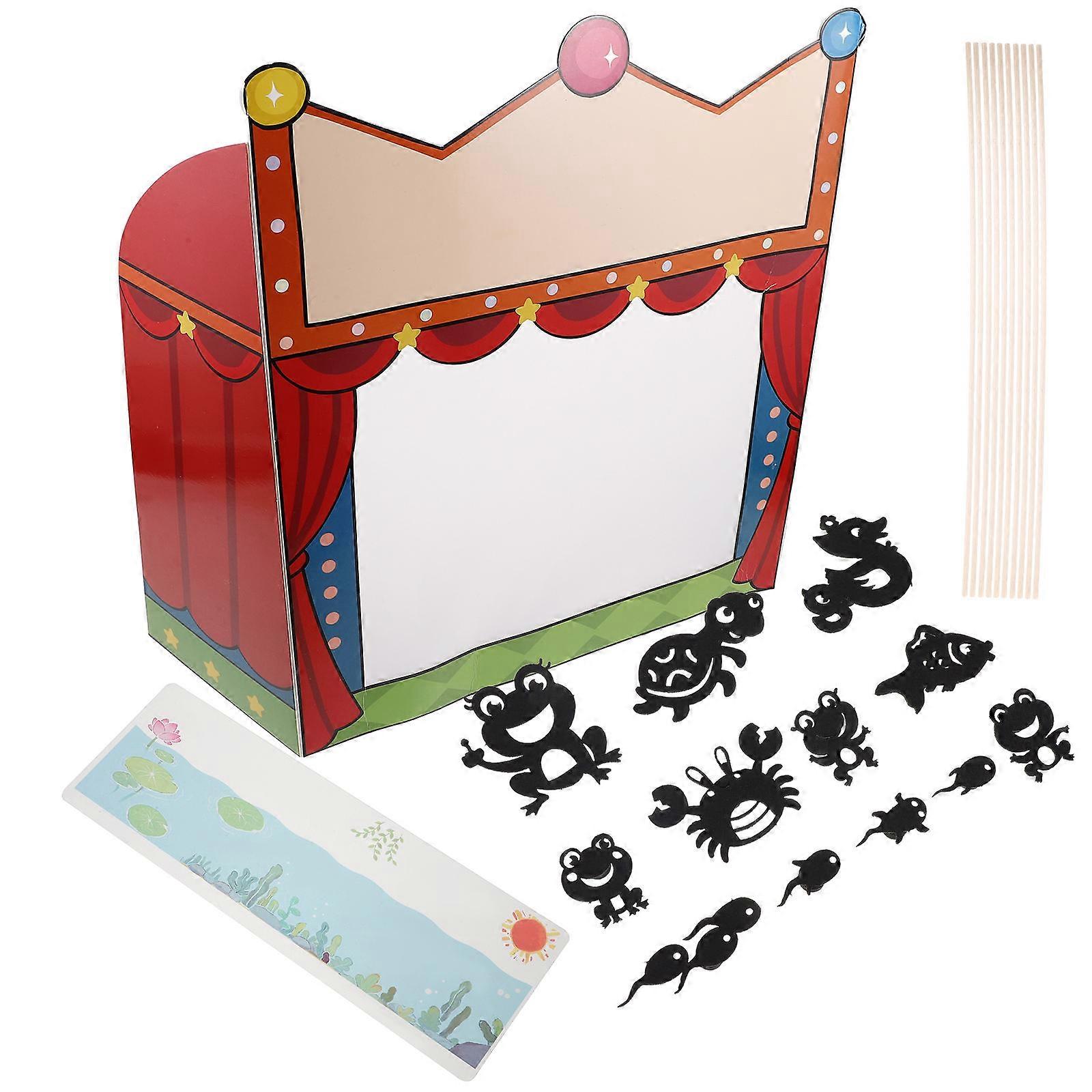 1 Set DIY Puppet Kit For Home Education To Encourage Creativity In Shadow Puppet Play And Storytelling Activities