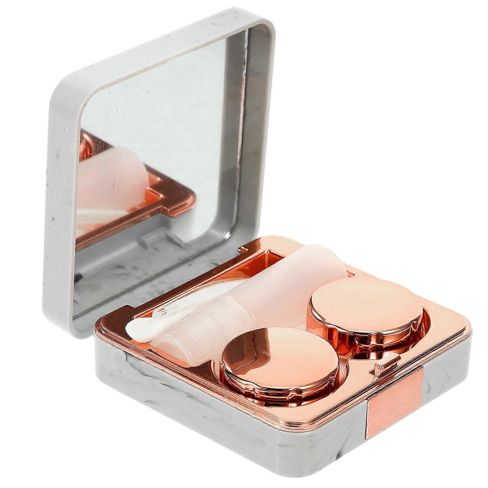 Lens Container for Storage Use 1Set Portable Lens Case