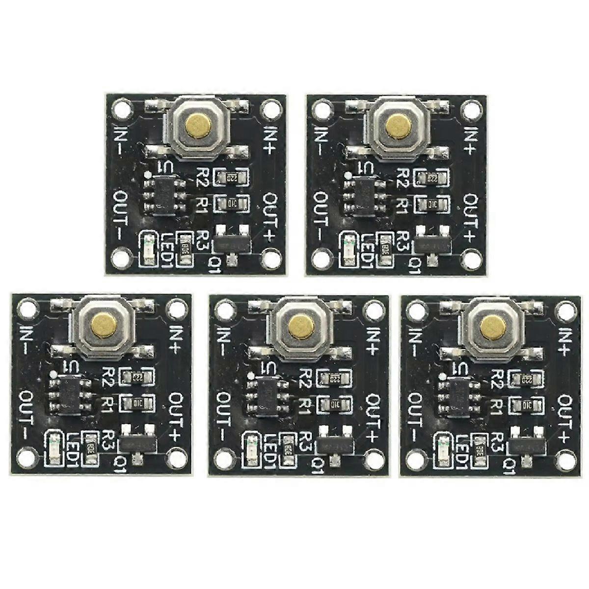 5pcs Single Bond Button Bistable Switch Module 2.2-5V 0.5uA Continuous Load 2A Low Power Micro One Key Switch