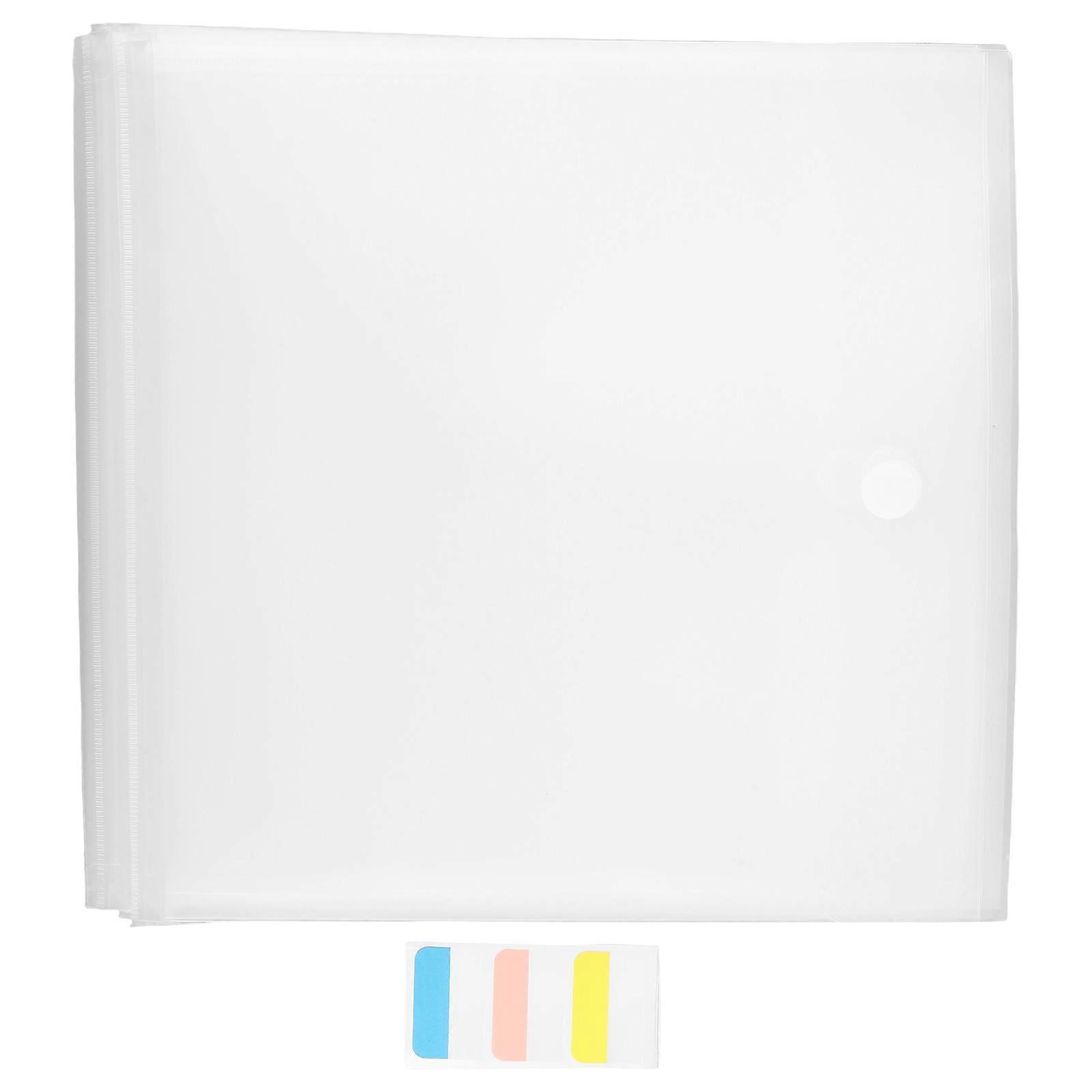 Binder Dividers with Pockets Tape for Document Filing 24Pcs Plastic