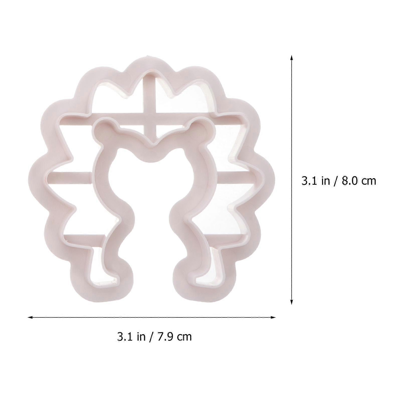 Animals Shape Baking Molds Plastic Cookie Molds for 4Sets