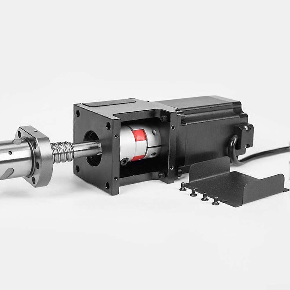 CNC Stepper Motor Mount with Cover, HeavyDuty Steel Bracket for Precise CNC Positioning DB86