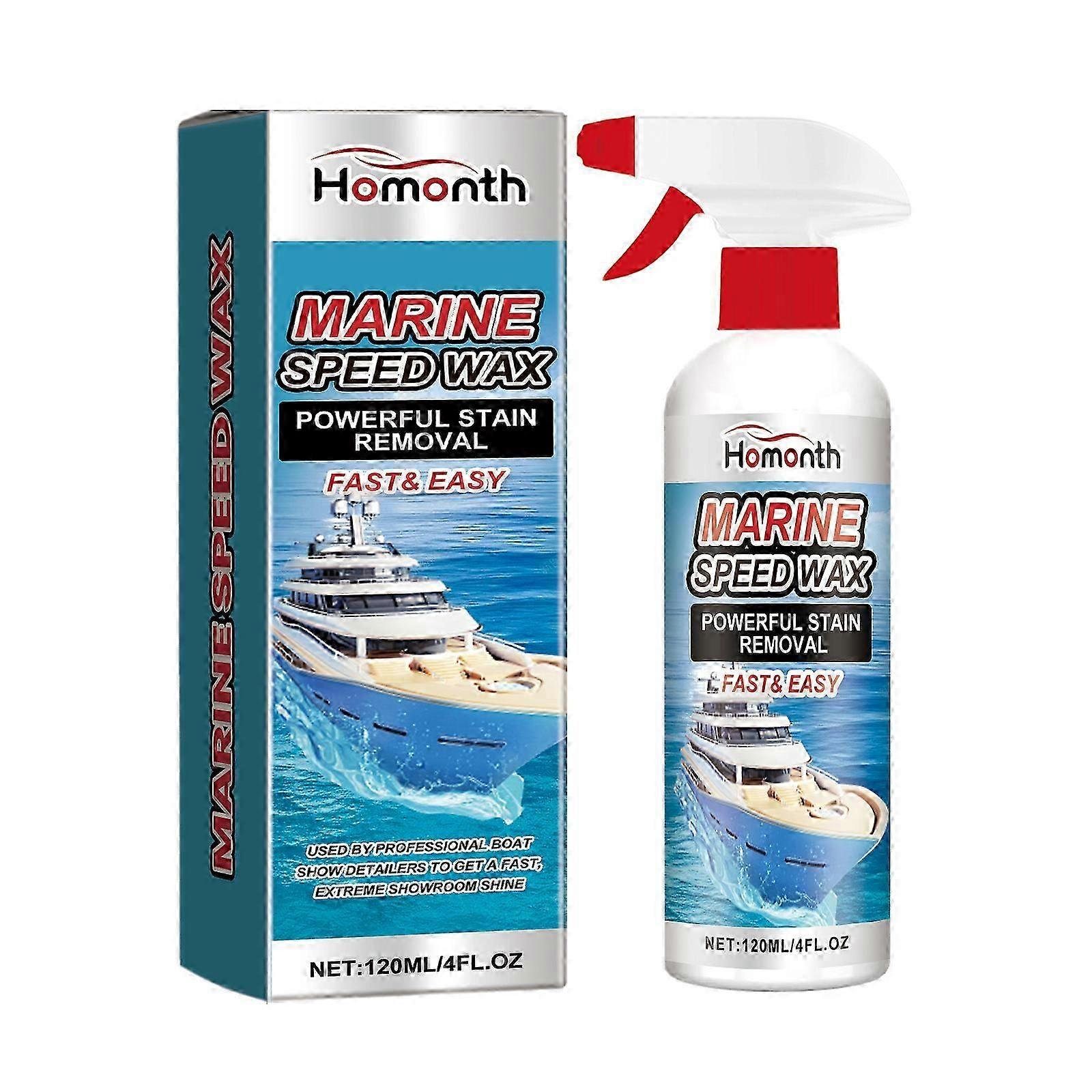 Marine Foam Cleaner 120ml - Powerful, Eco-Friendly Hull & Boat Surface Cleaner with Protective Formula for Salt & Oil Stain Removal, Easy Application