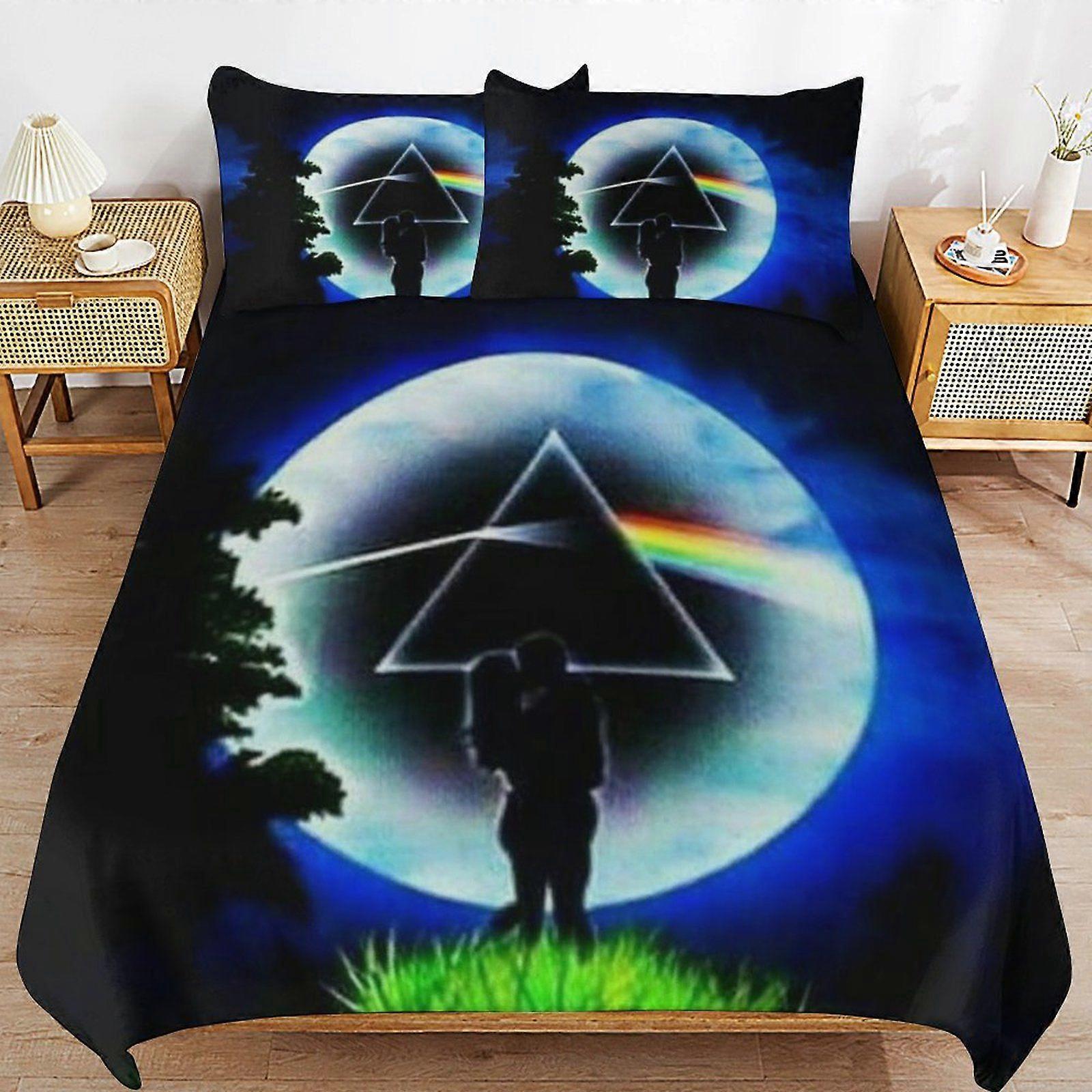 Pink floyd Zipper End Comfort Set Soft Finish Machine Safe Duvet Cover Sets Sleep Ease Solution
